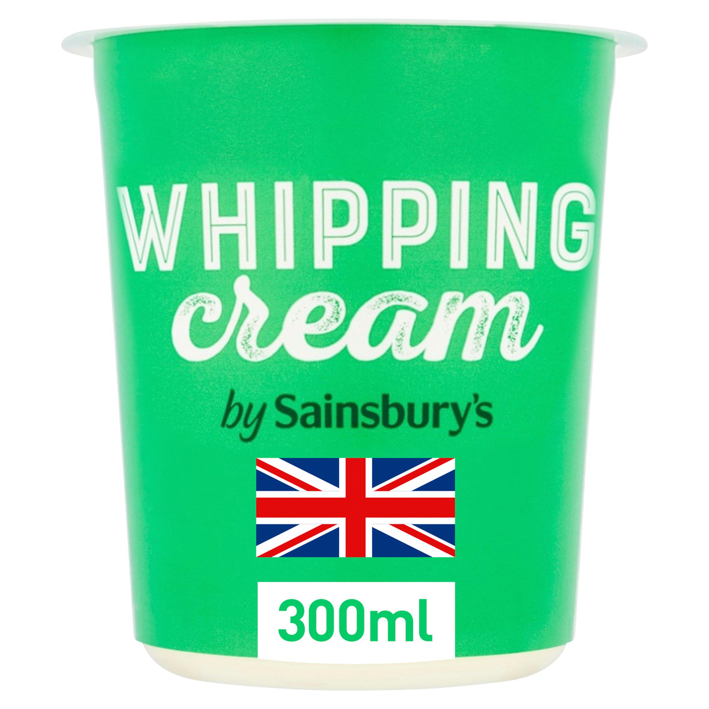 Sainsbury's British Whipping Fresh Cream 300ml