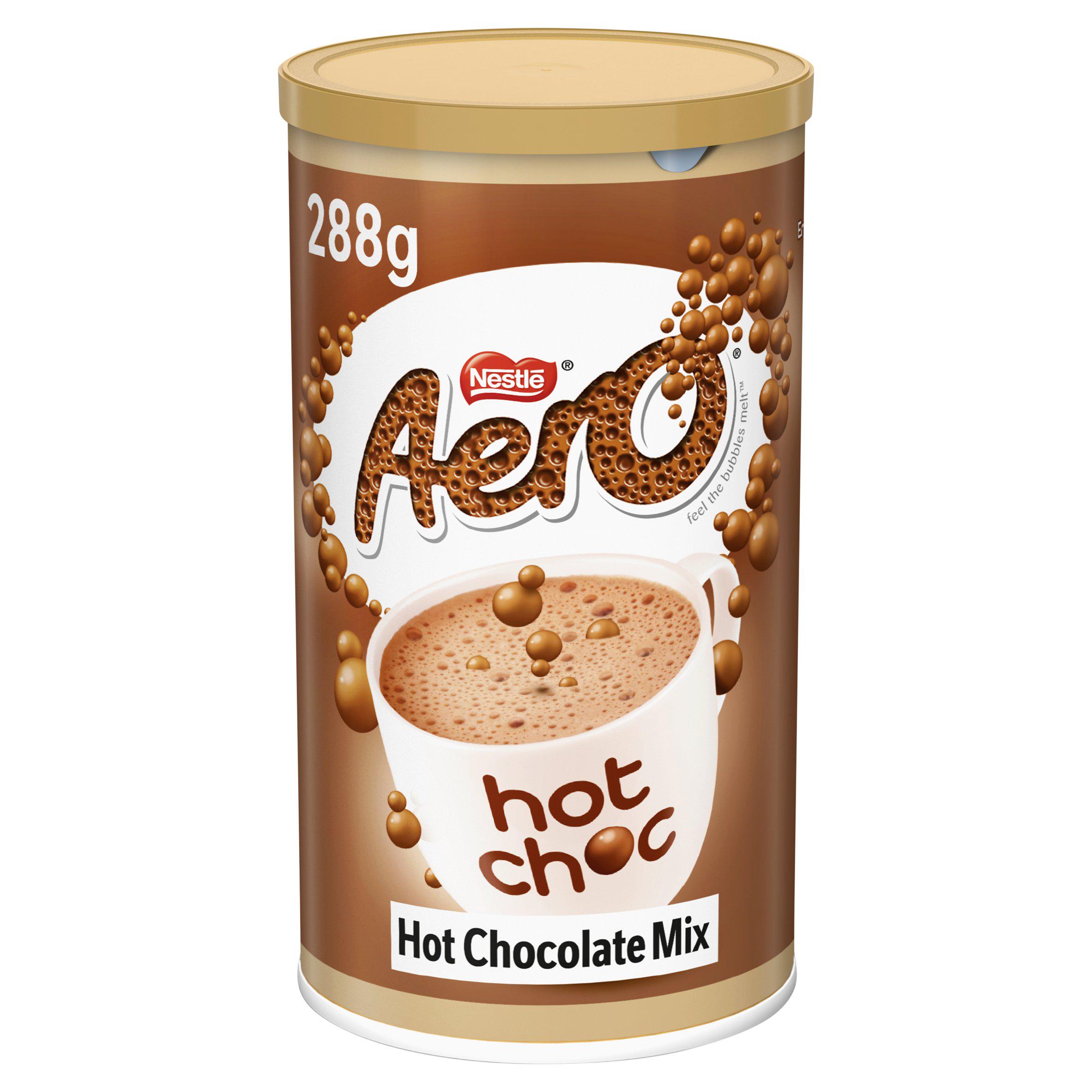 Aero Instant Hot Chocolate Powder Jar 288g