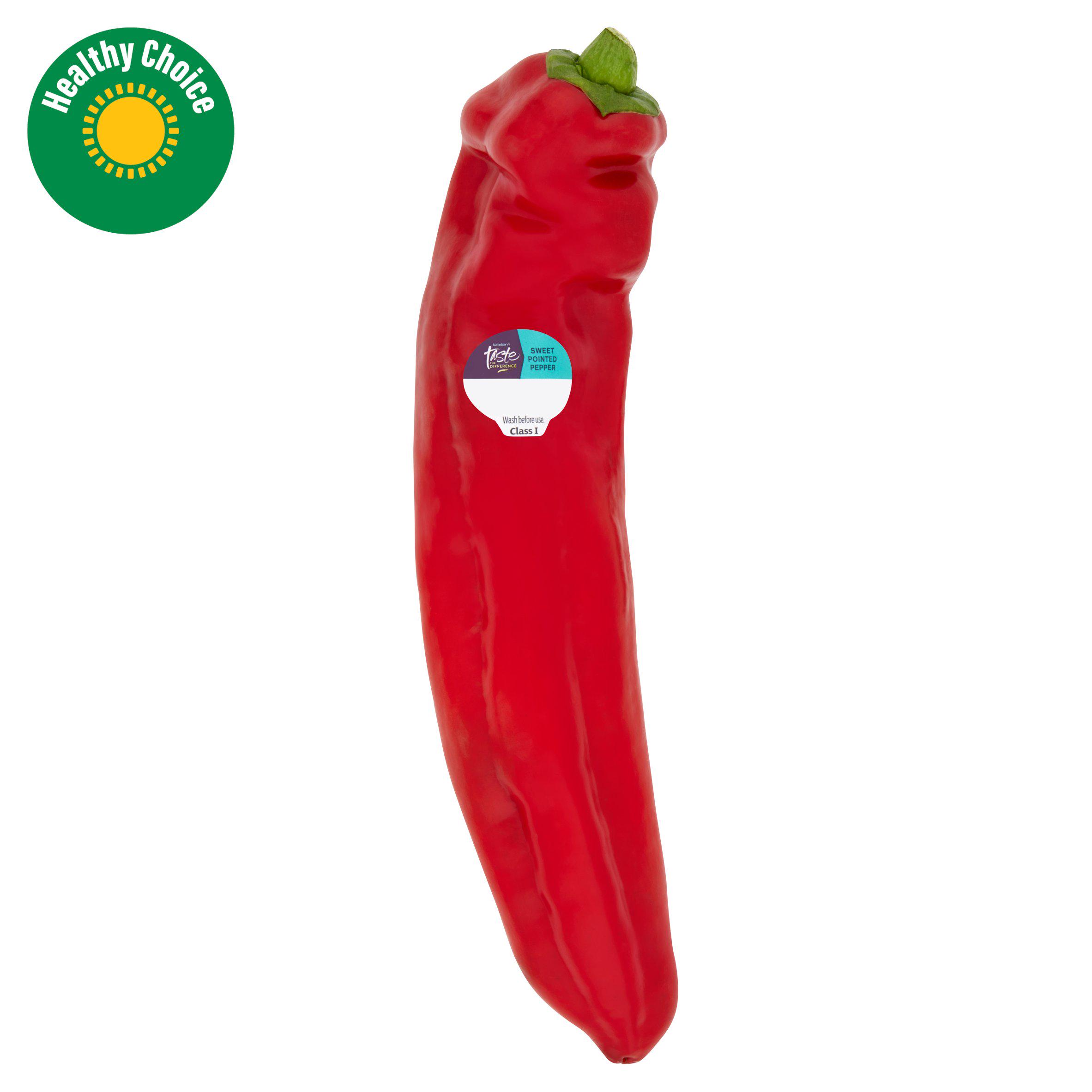 Sainsbury's Red Sweet Pointed Pepper Each, Taste the Difference