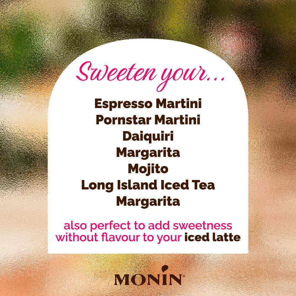 Monin Pure Cane Sugar 25cl thumbnail 3