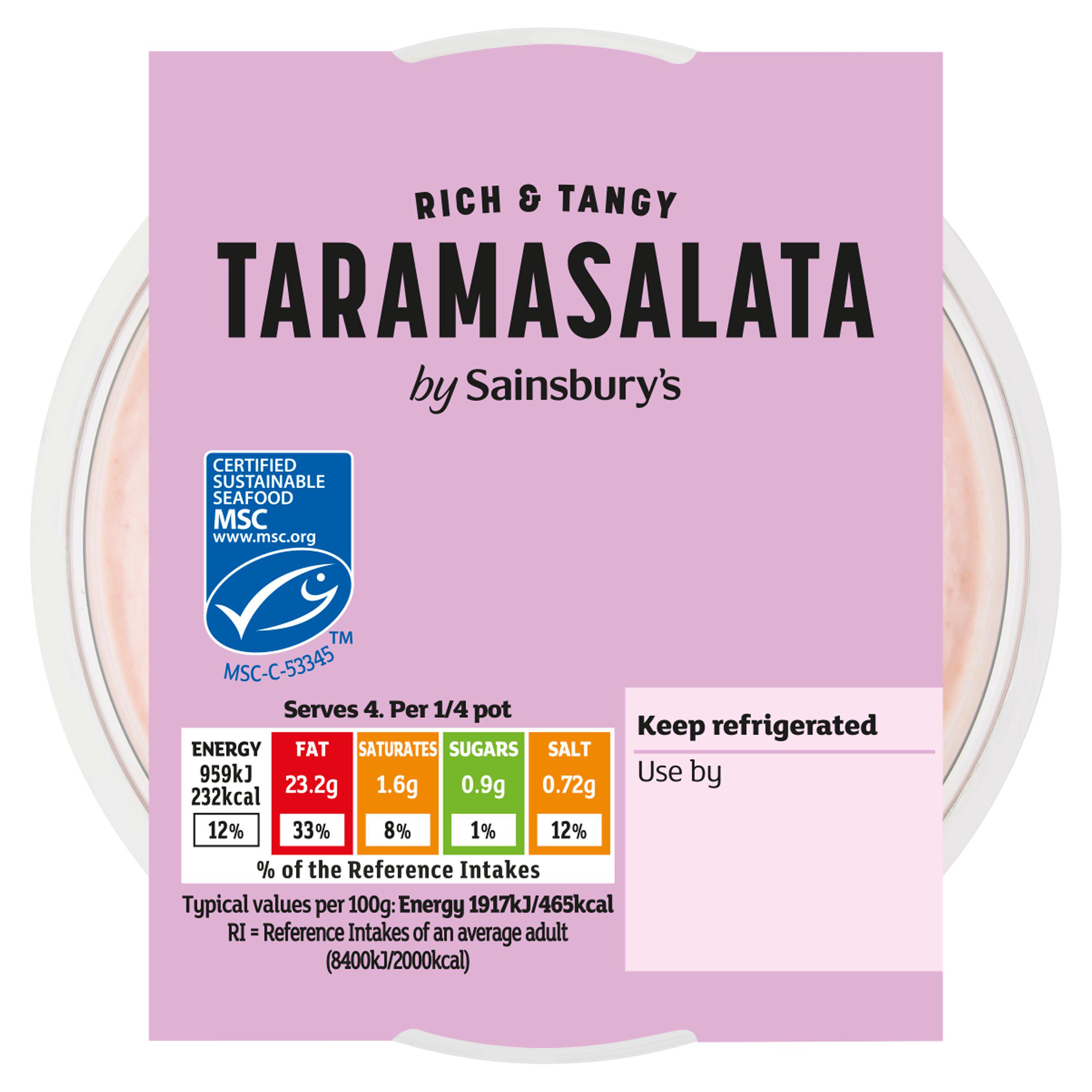 Sainsbury's Rich Taramasalata 200g
