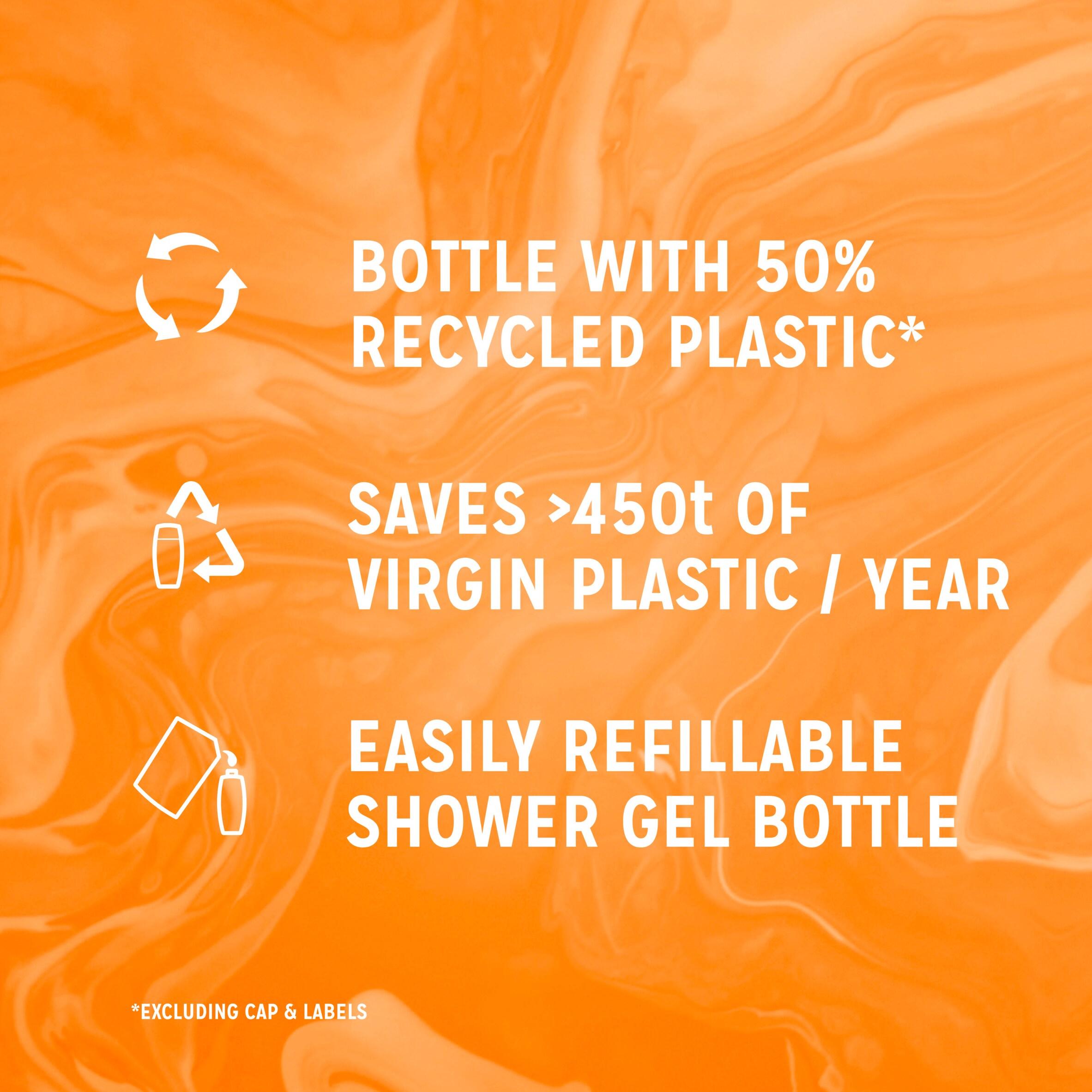 Radox Feel Revived Shower Gel Mandarin & Apricot Body Wash 225ml thumbnail 5