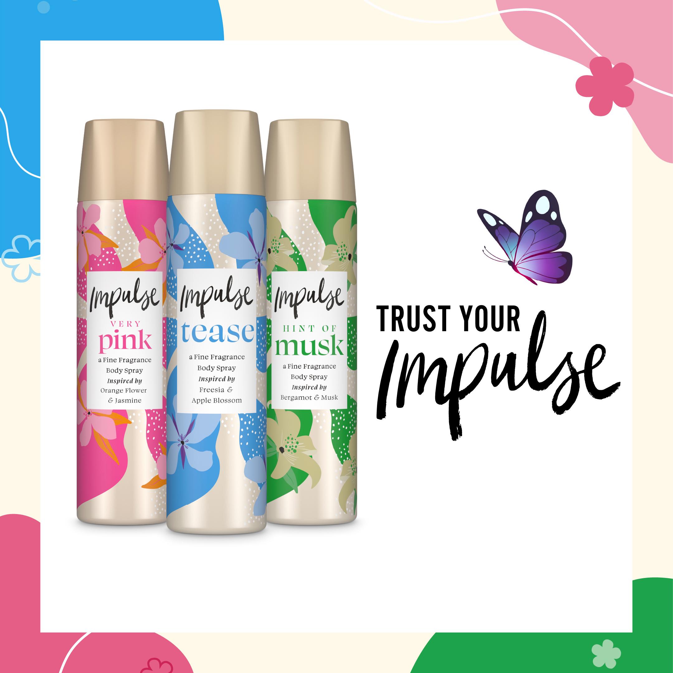 Impulse Body Spray Deodorant, True Love 75ml thumbnail 6