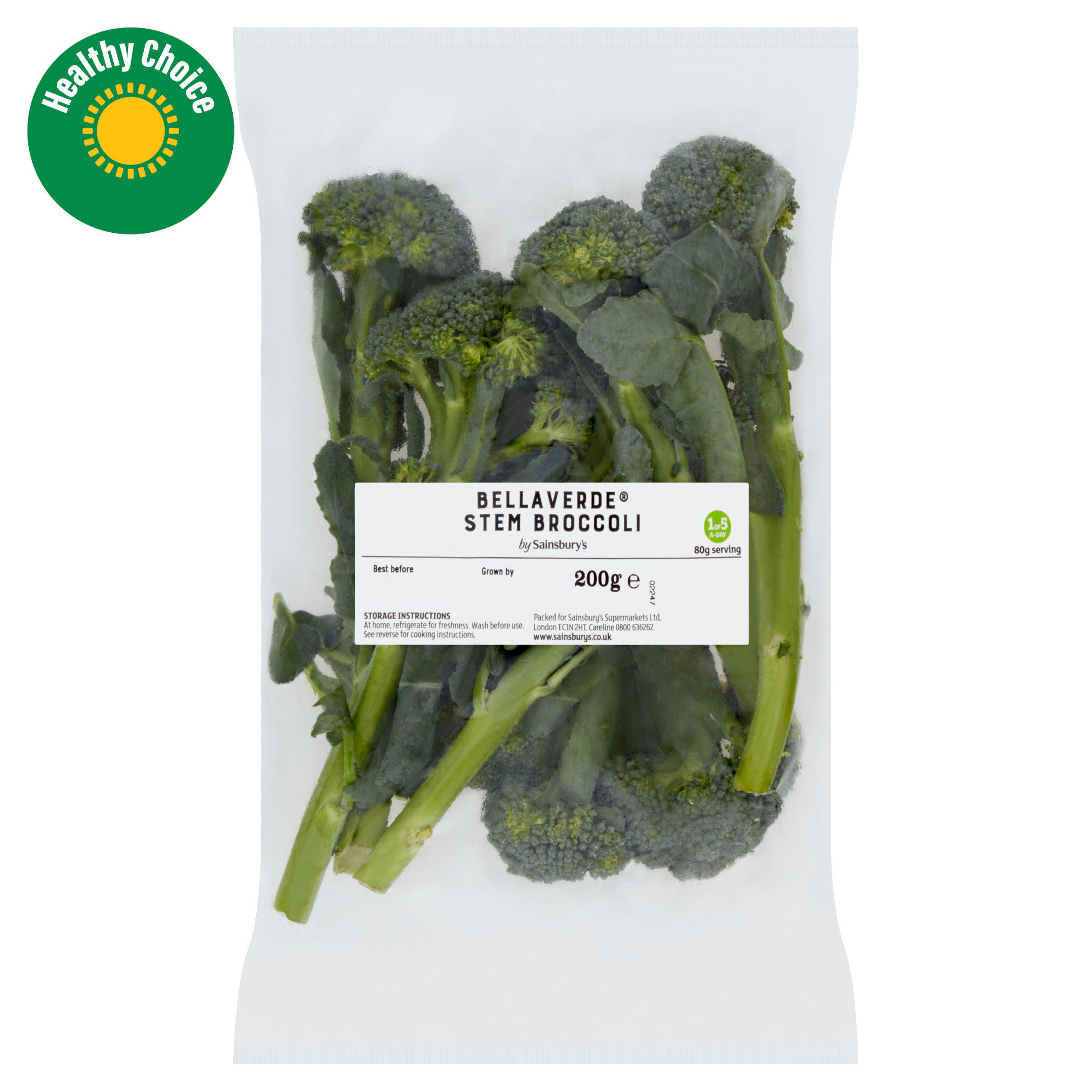 Sainsbury's Bellaverde Broccoli 200g