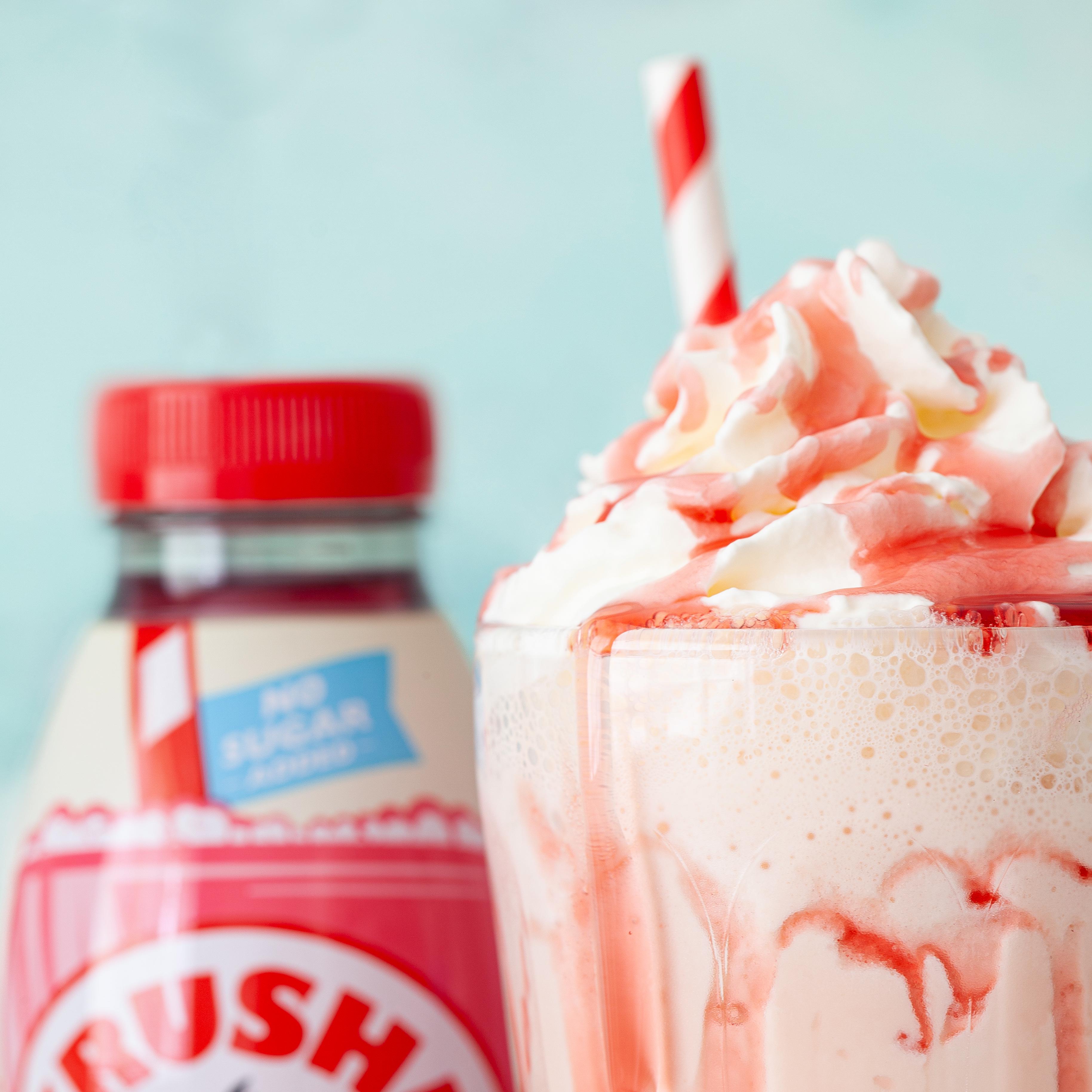 Crusha Strawberry Flavour No Added Sugar Milkshake Mix 500ml thumbnail 5