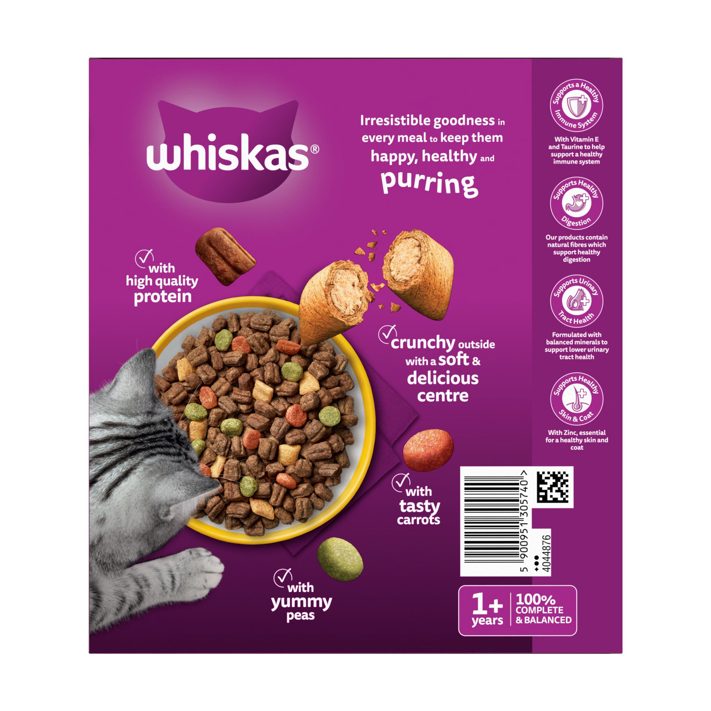 Whiskas 1+ Chicken Complete Adult Dry Cat Food 800g thumbnail 6