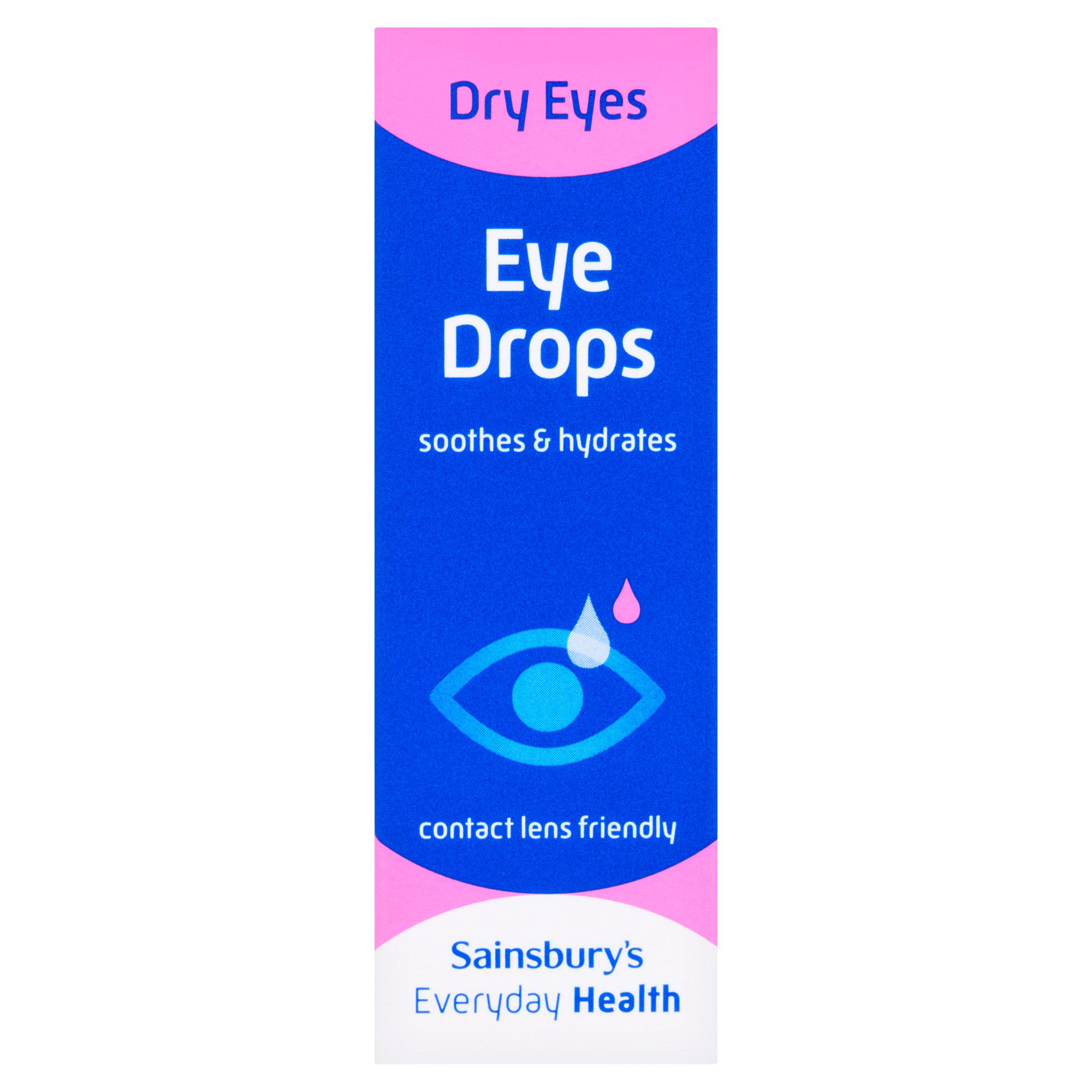 Sainsbury's Dry Eyes Drops 10ml