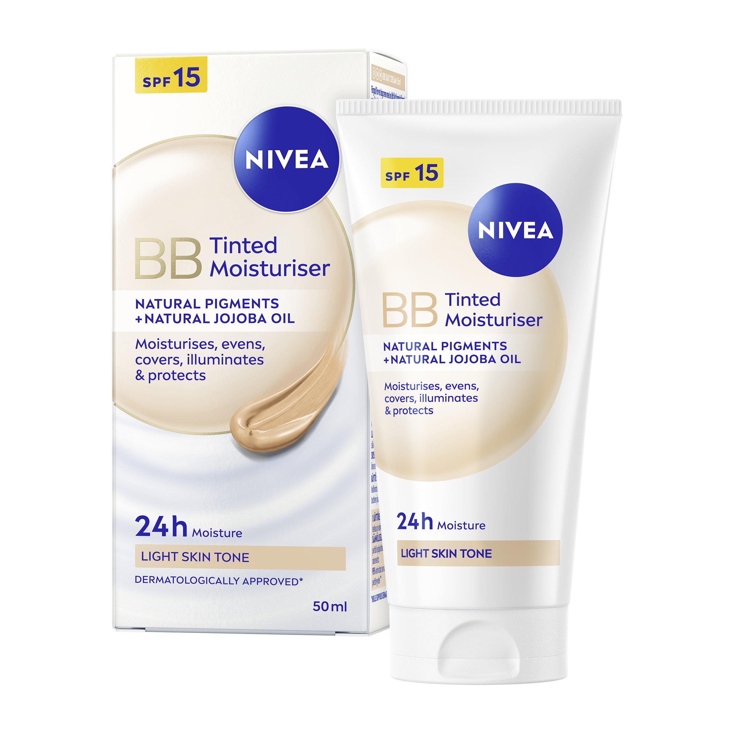 Nivea Tinted Day Cream Moisturiser for Light Skin Tone SPF15 50ml