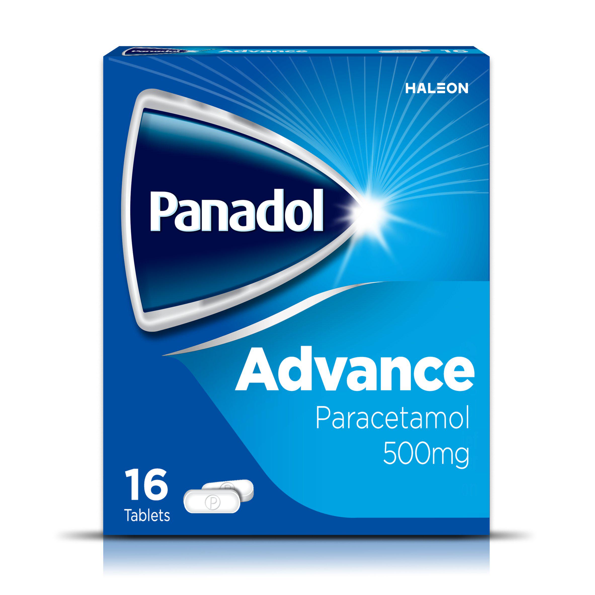 Panadol Paracetamol Advance Pain Relief Tablets 500mg x16