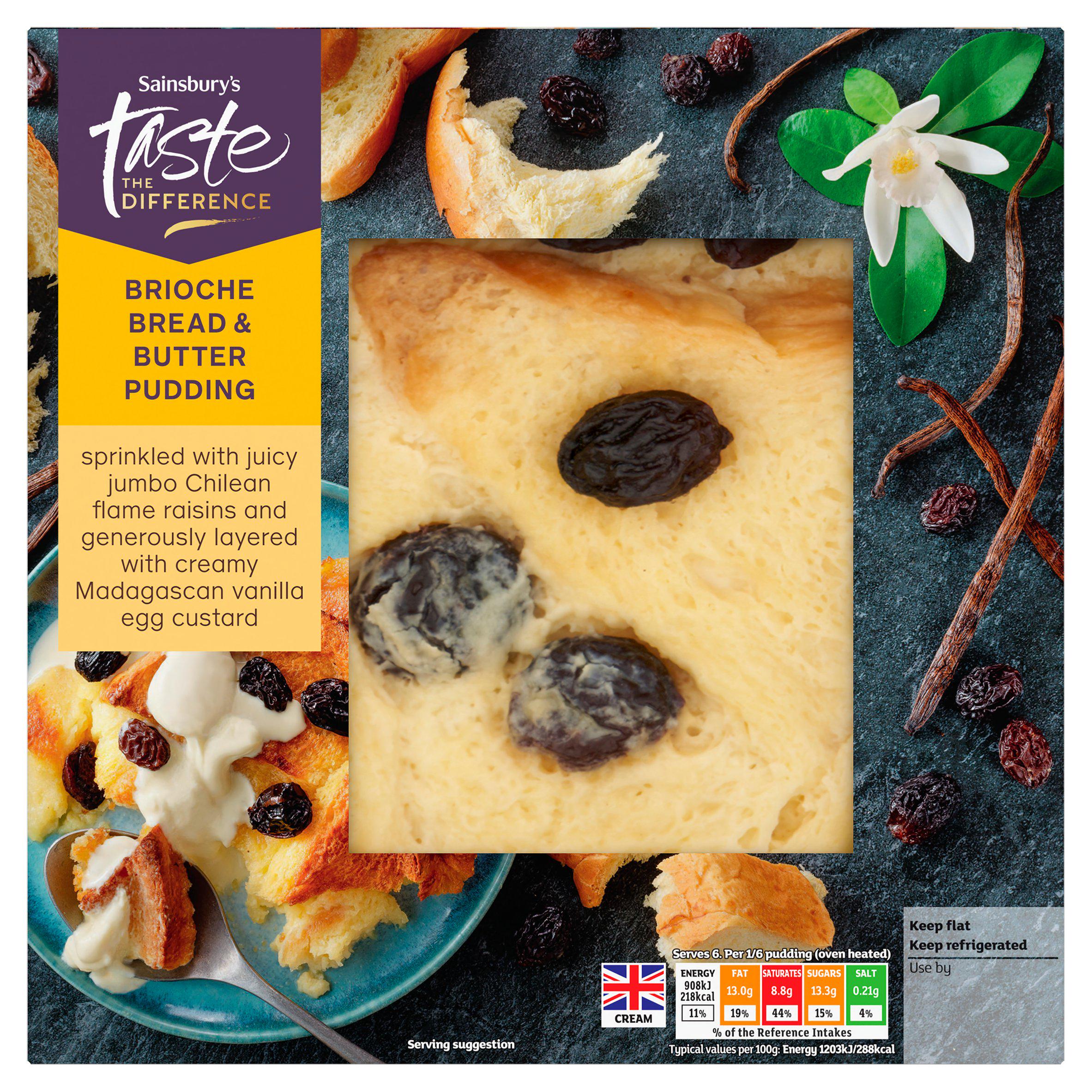 Sainsbury's 500g Brioche Bread & Butter Pudding, Taste the Difference