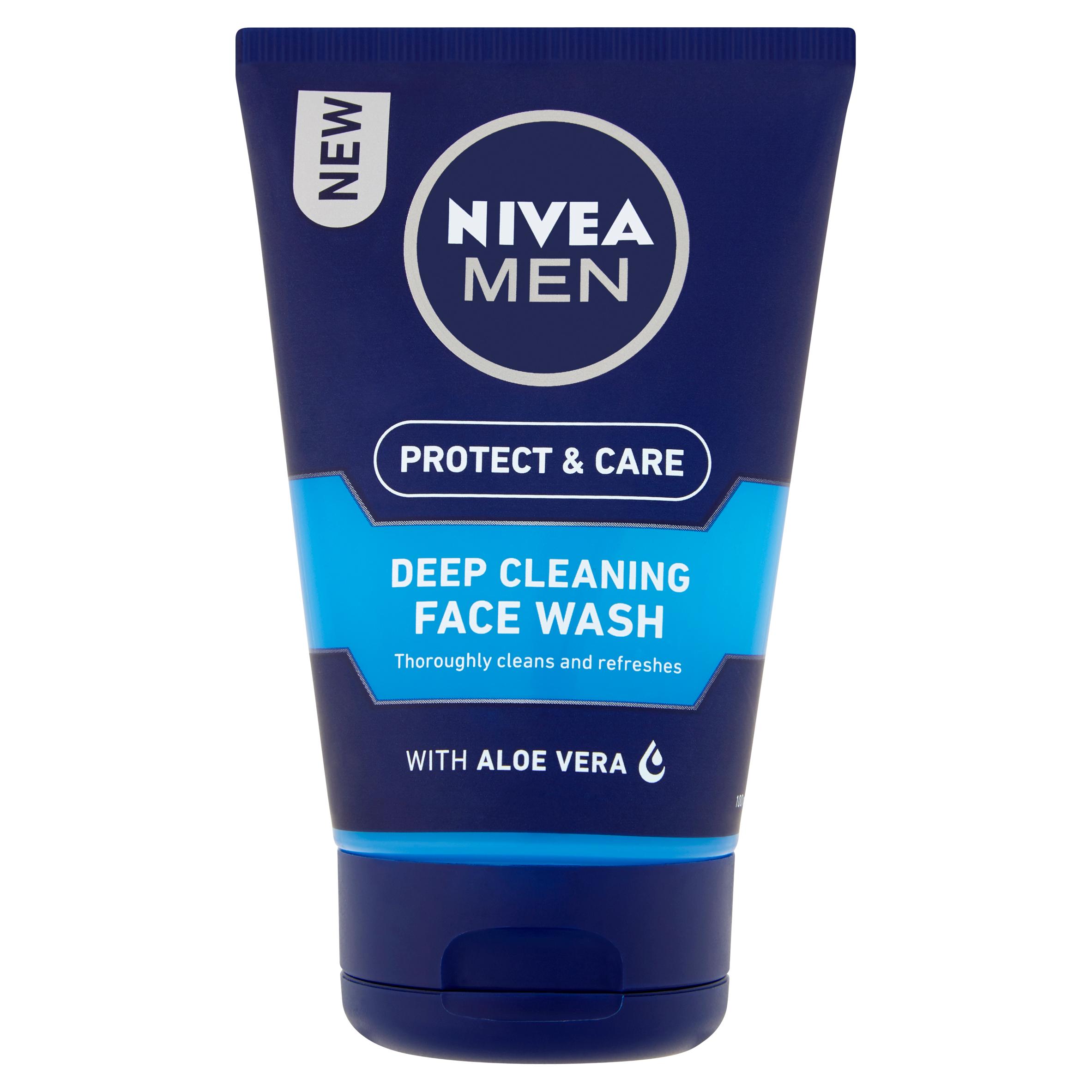 Nivea Men Deep Cleaning Face Wash Protect & Care 150ml thumbnail 2