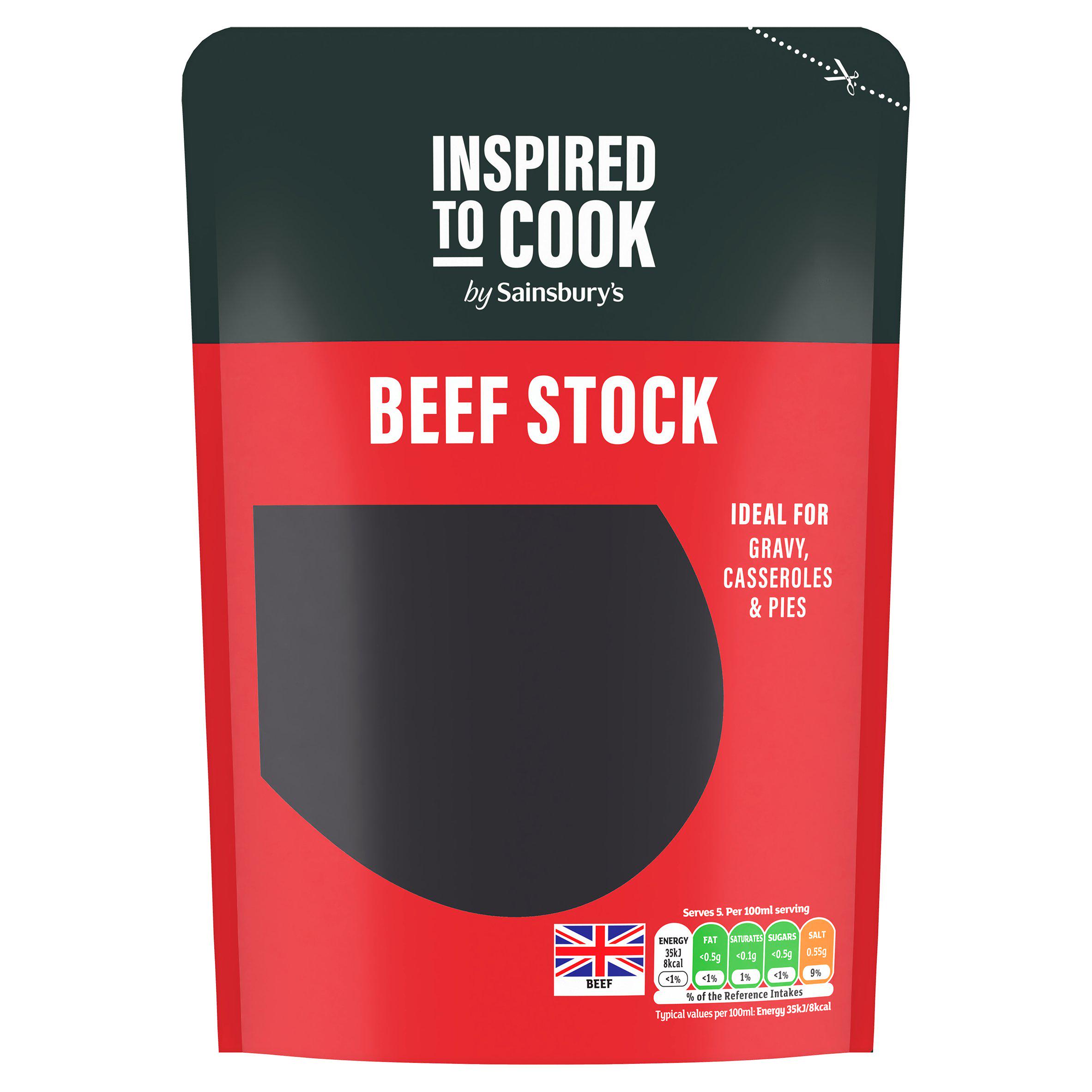 Sainsbury's Beef Stock, Inspired to Cook 500ml