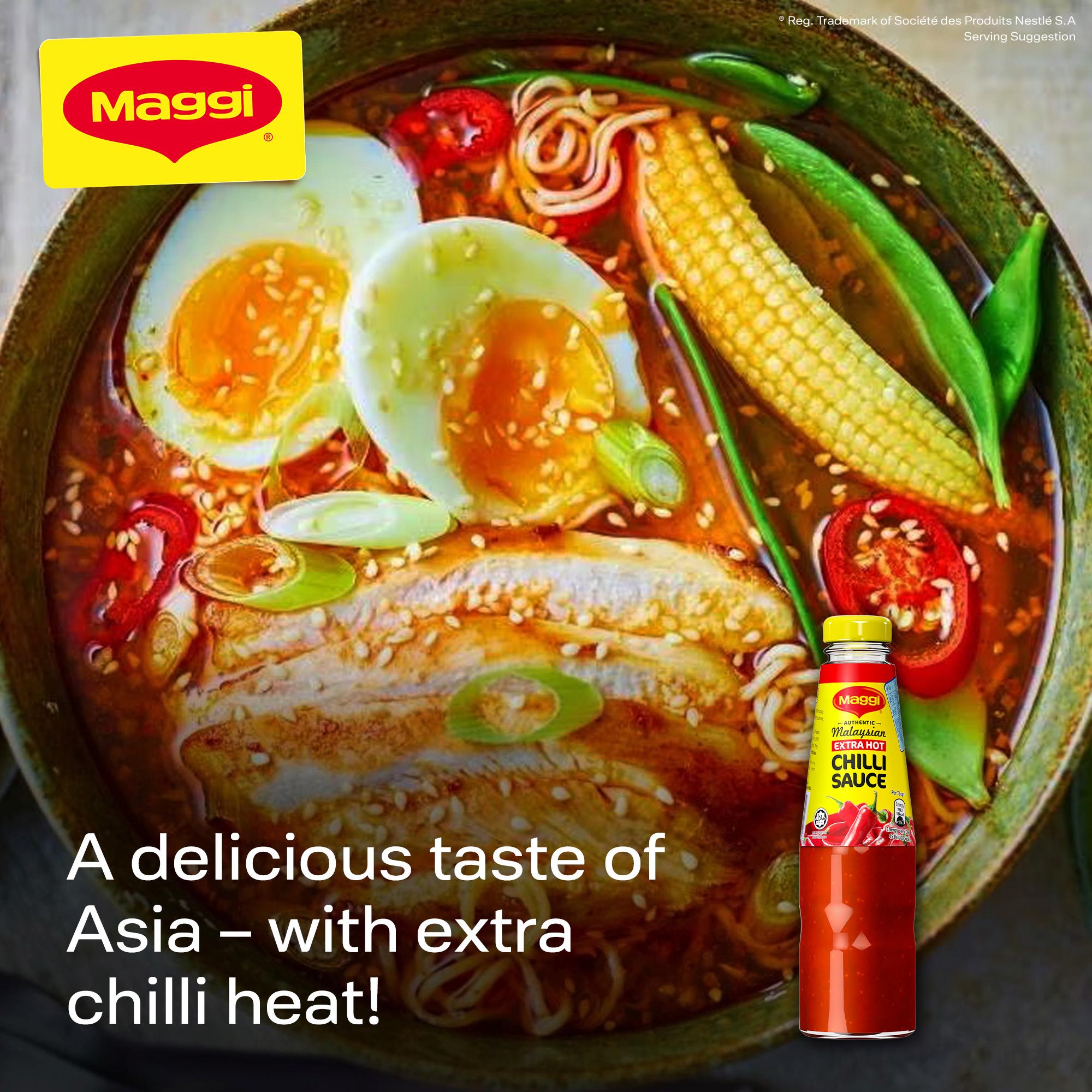 Maggi Authentic Malaysian Extra Hot Chilli Sauce 320g thumbnail 2