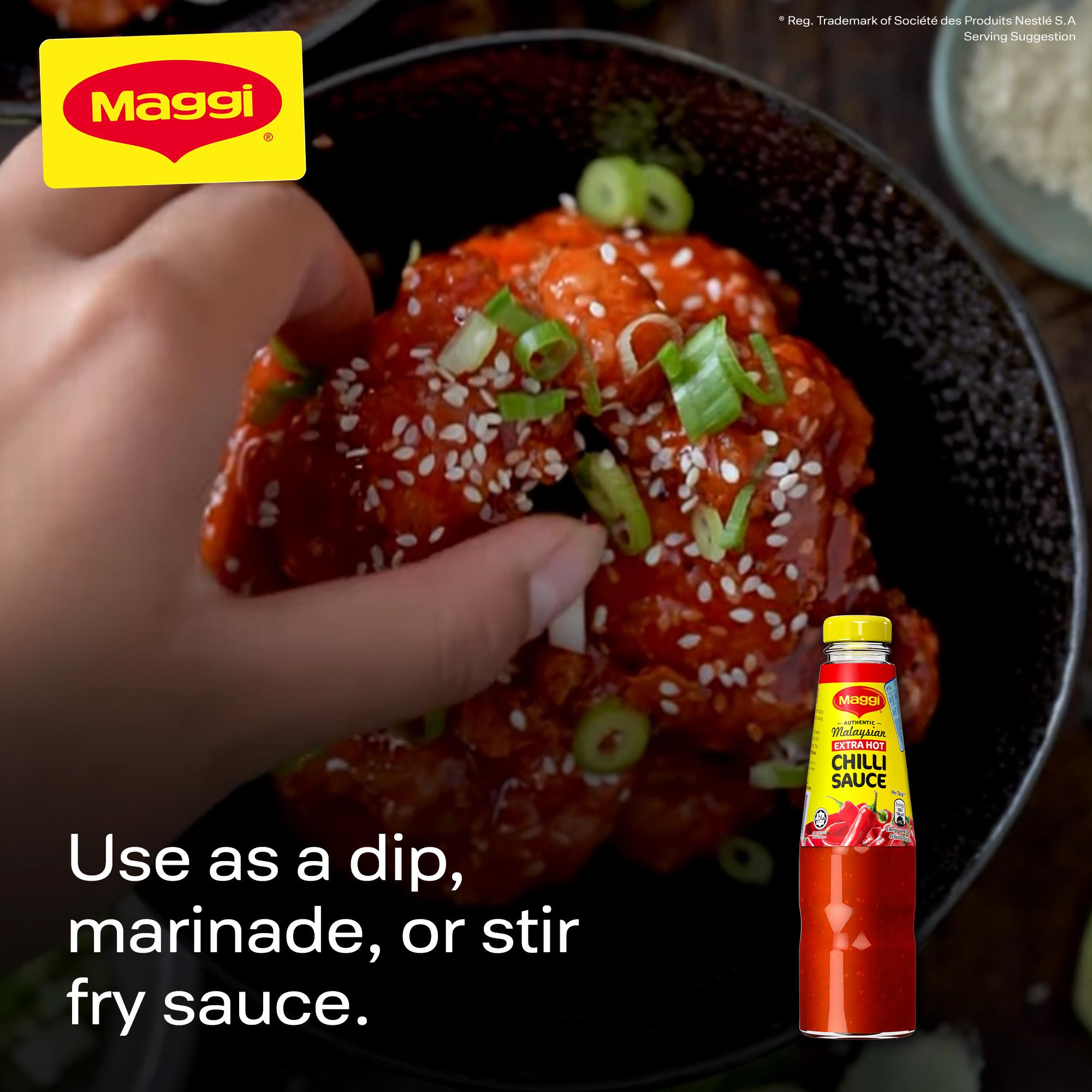 Maggi Authentic Malaysian Extra Hot Chilli Sauce 320g thumbnail 3
