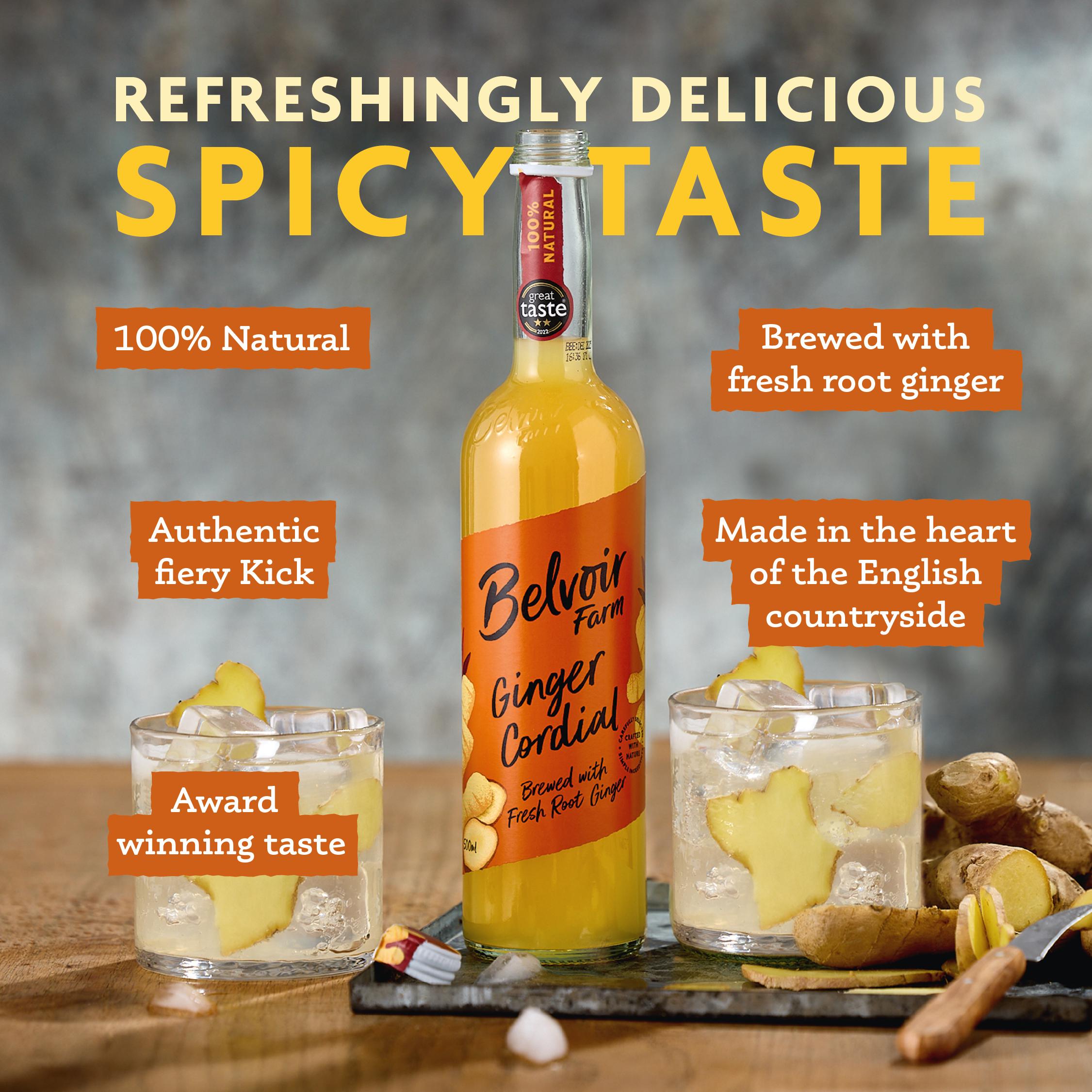 Belvoir Farm Ginger Cordial 500ml thumbnail 2