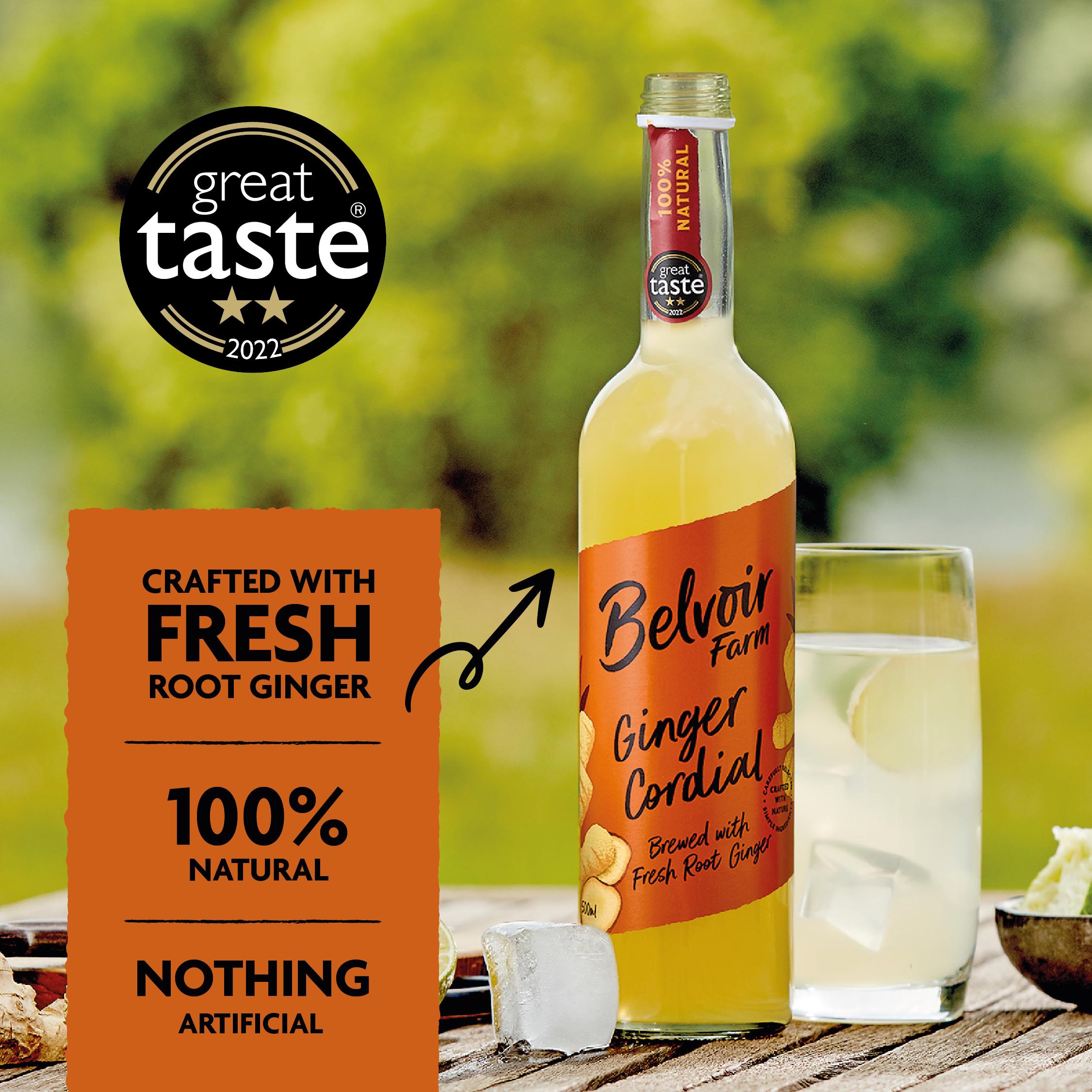 Belvoir Farm Ginger Cordial 500ml thumbnail 3