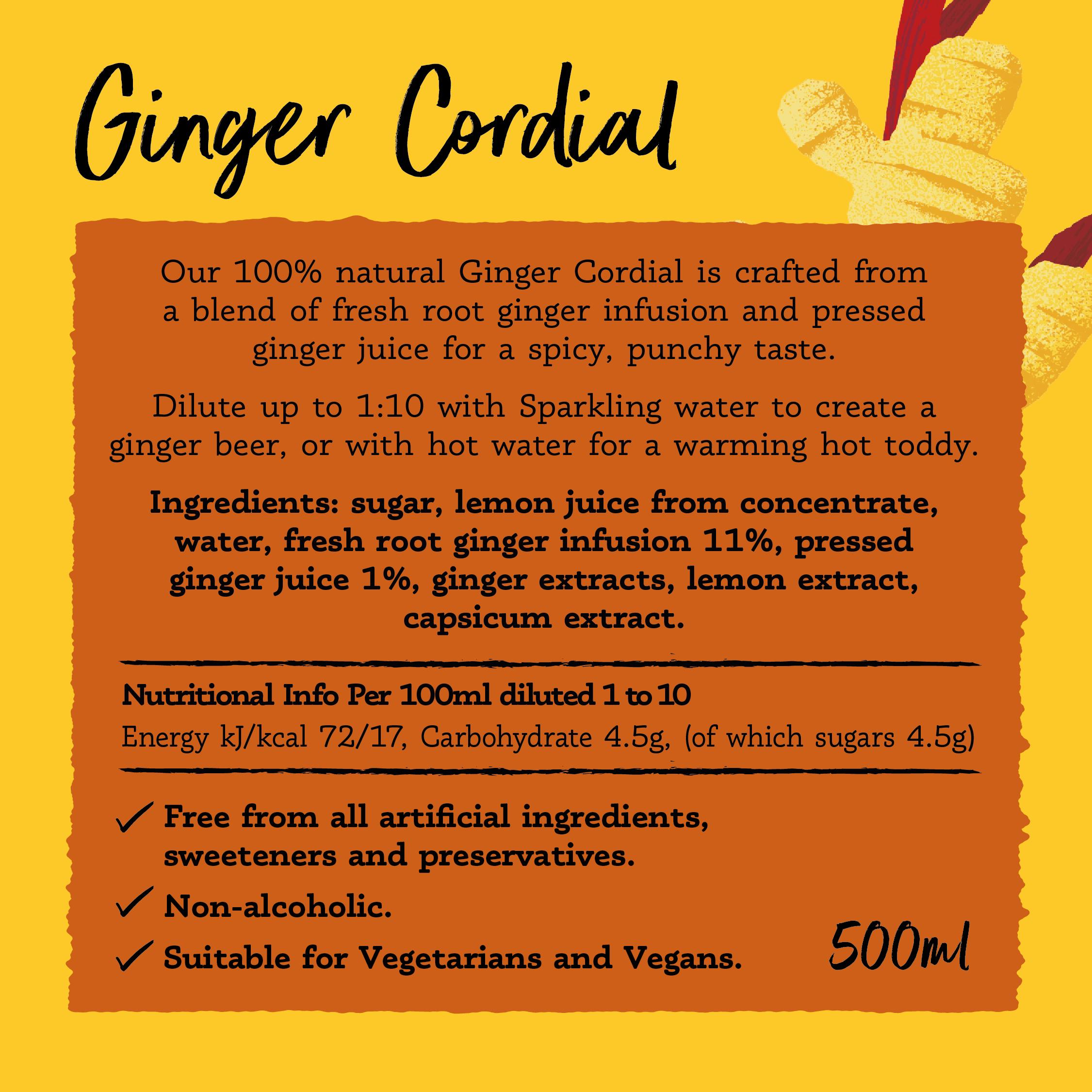 Belvoir Farm Ginger Cordial 500ml thumbnail 6