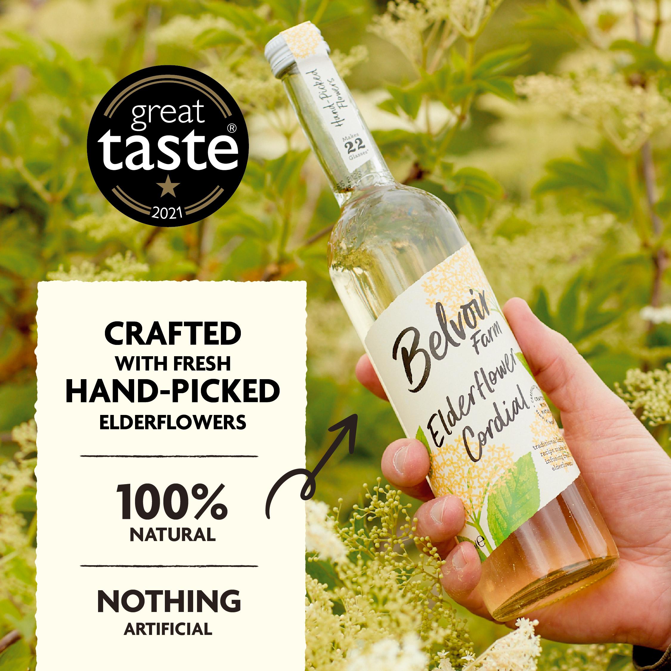Belvoir Farm Elderflower Cordial 500ml thumbnail 4