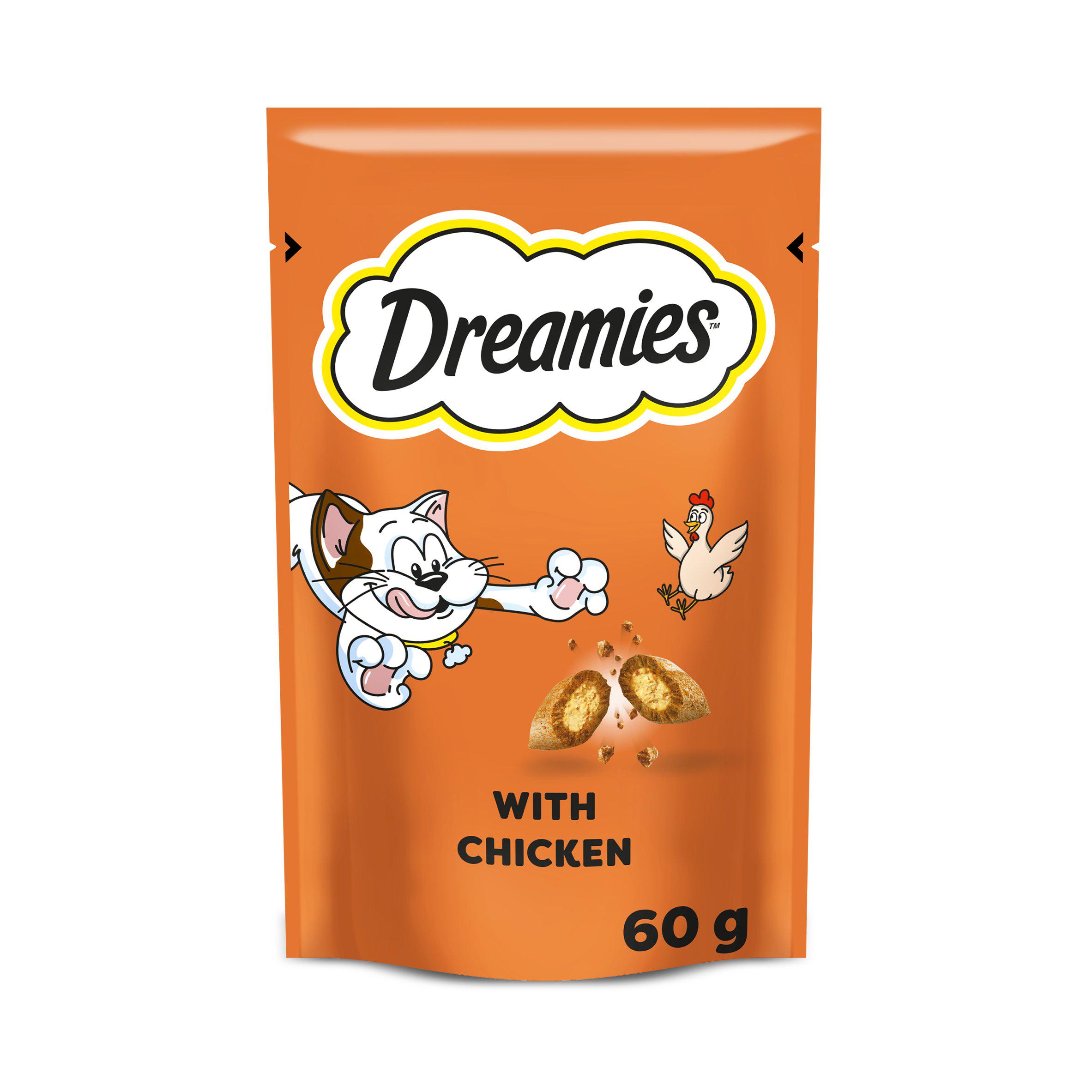 Dreamies Cat Treat Biscuits with Chicken
