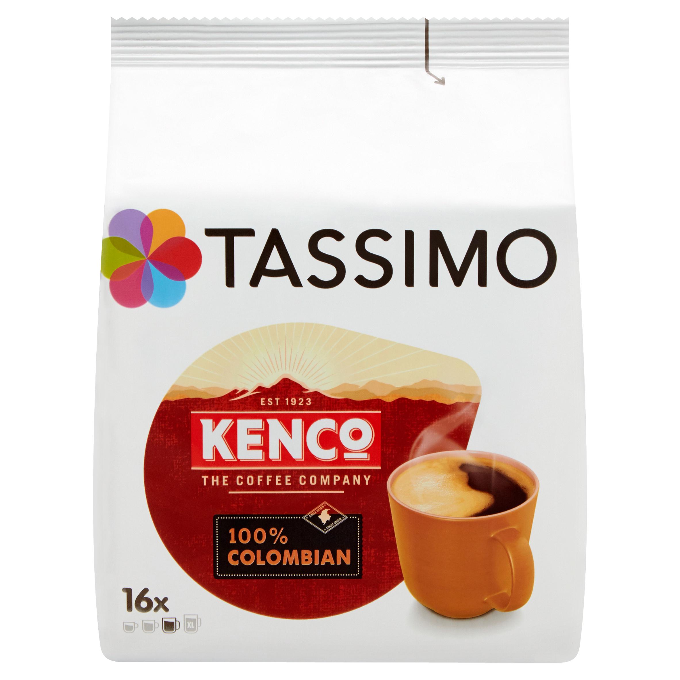 Tassimo Kenco 100% Colombian Coffee Pods x16 thumbnail 6