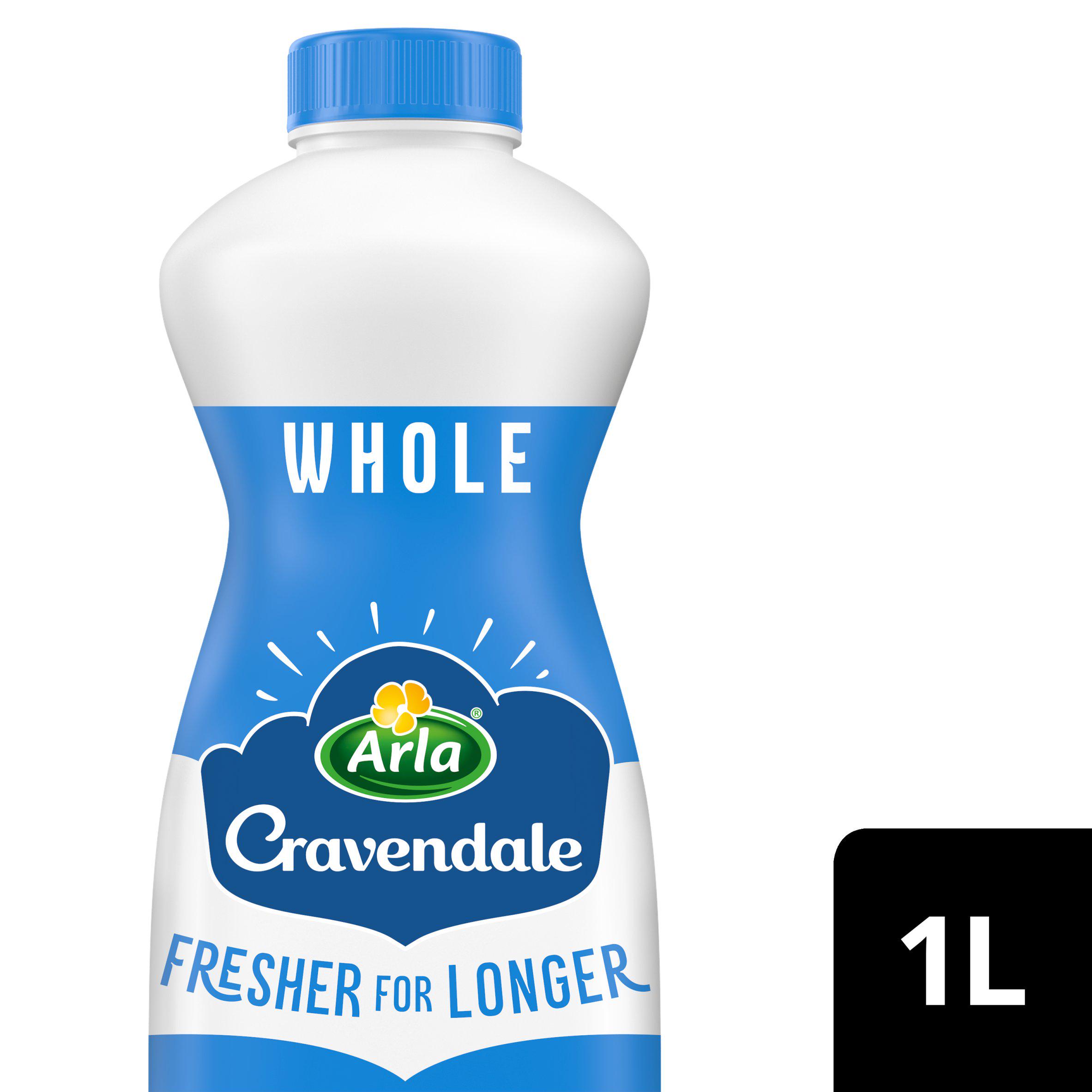 Cravendale Filtered Fresh Whole Milk Fresher for Longer 1L