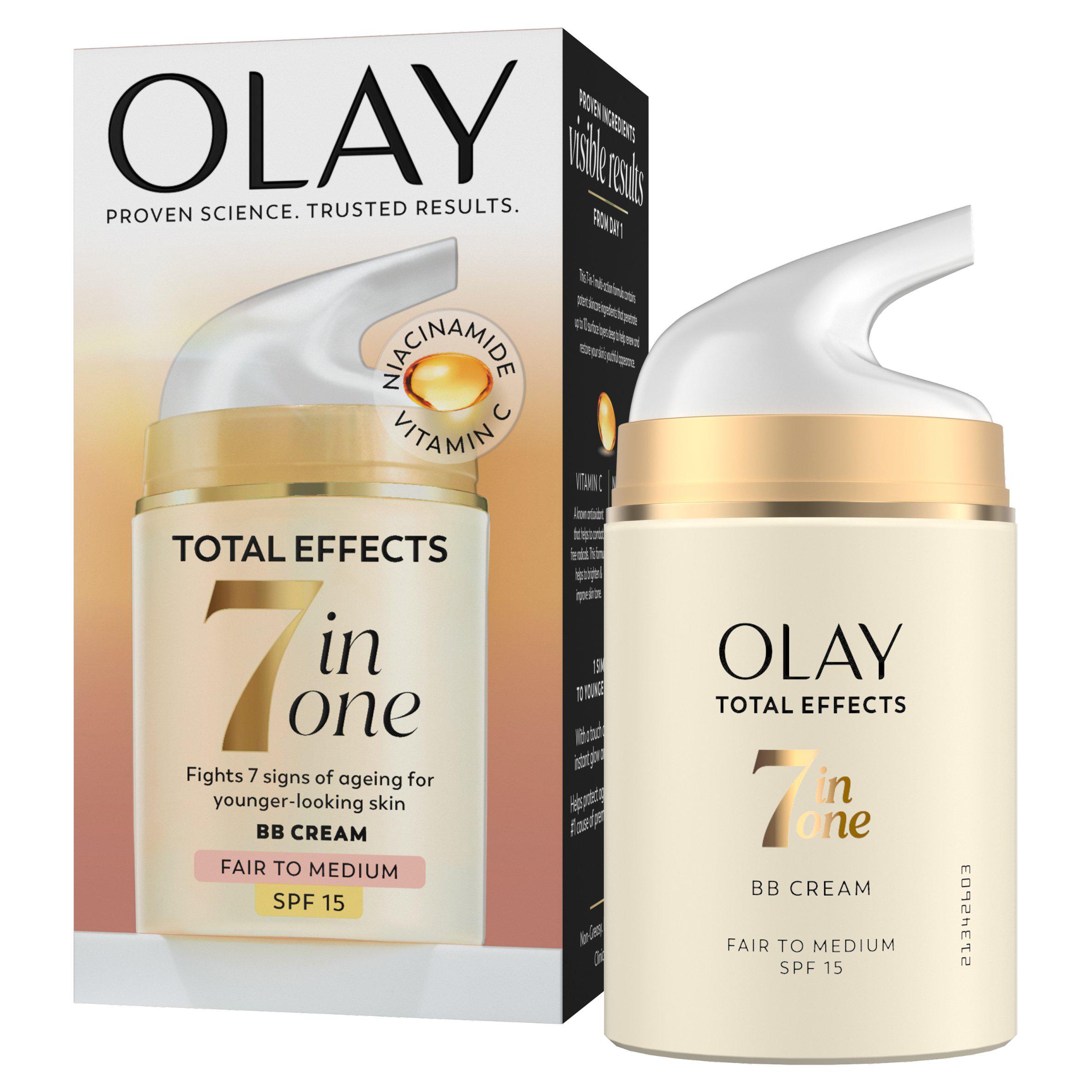 Olay Total Effects 7in1 Touch of Foundation BB Moisturiser Fair to Medium