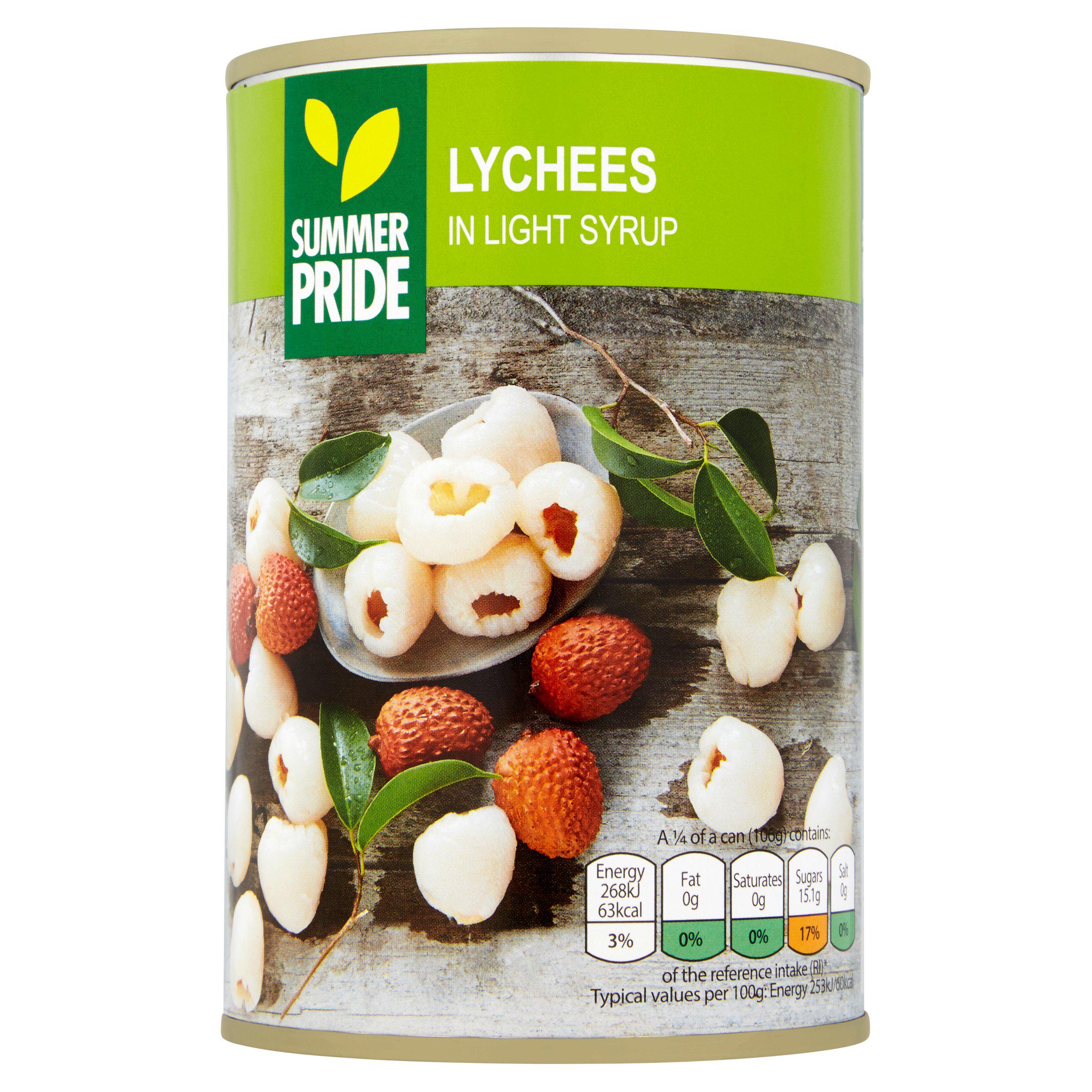 Summer Pride Lychees in Light Syrup 425g