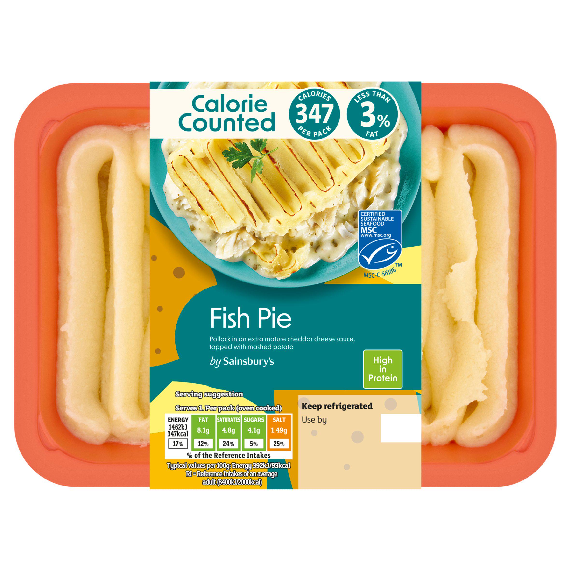 Sainsbury's Fish Pie, Be Good To Yourself 400g (Serves 1)