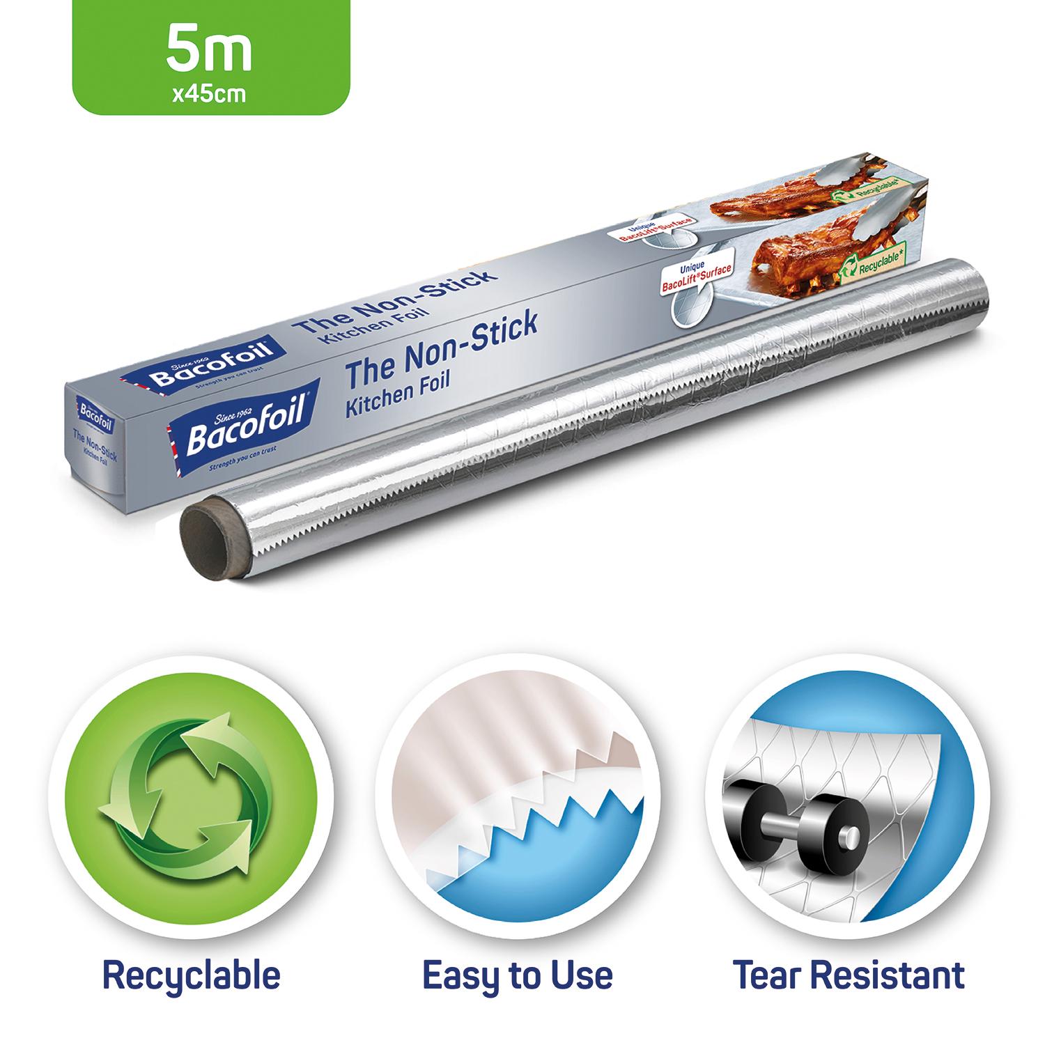 Bacofoil Non-Stick Foil 450mmx5m thumbnail 2