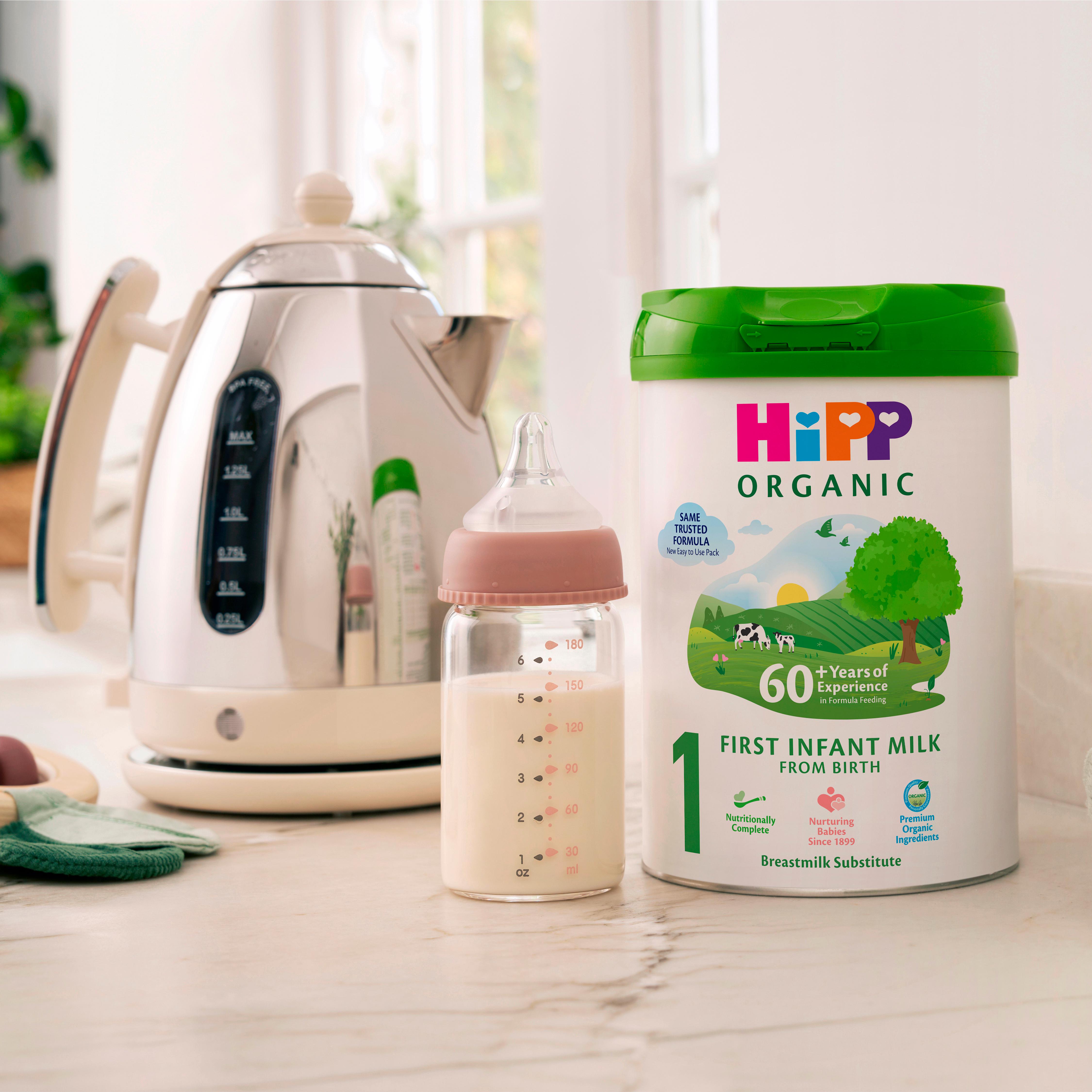 HiPP Organic 1 First Infant Baby Milk Powder Formula From Birth 800g thumbnail 2