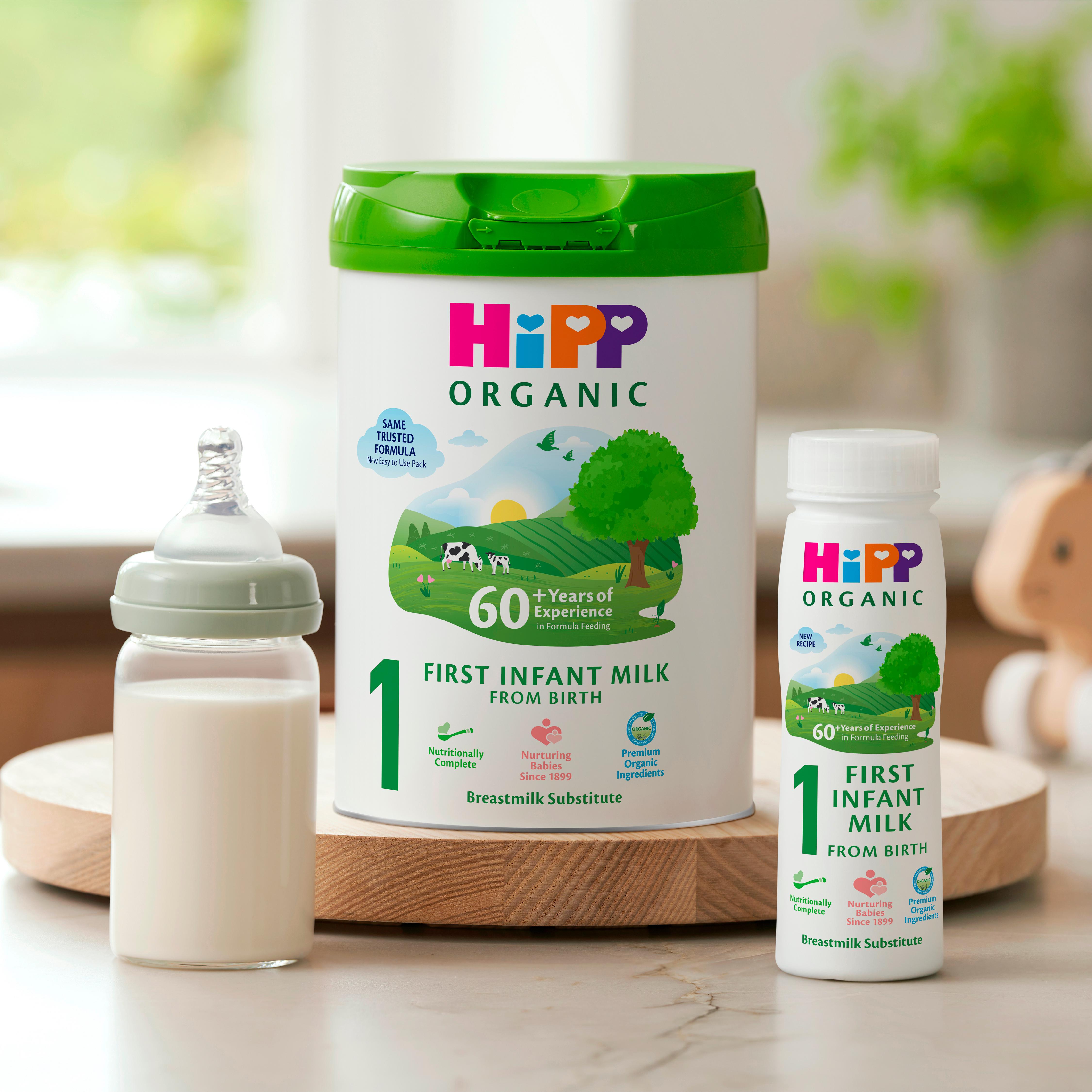 HiPP Organic 1 First Infant Baby Milk Ready to Feed Liquid Formula From Birth 200ml thumbnail 2
