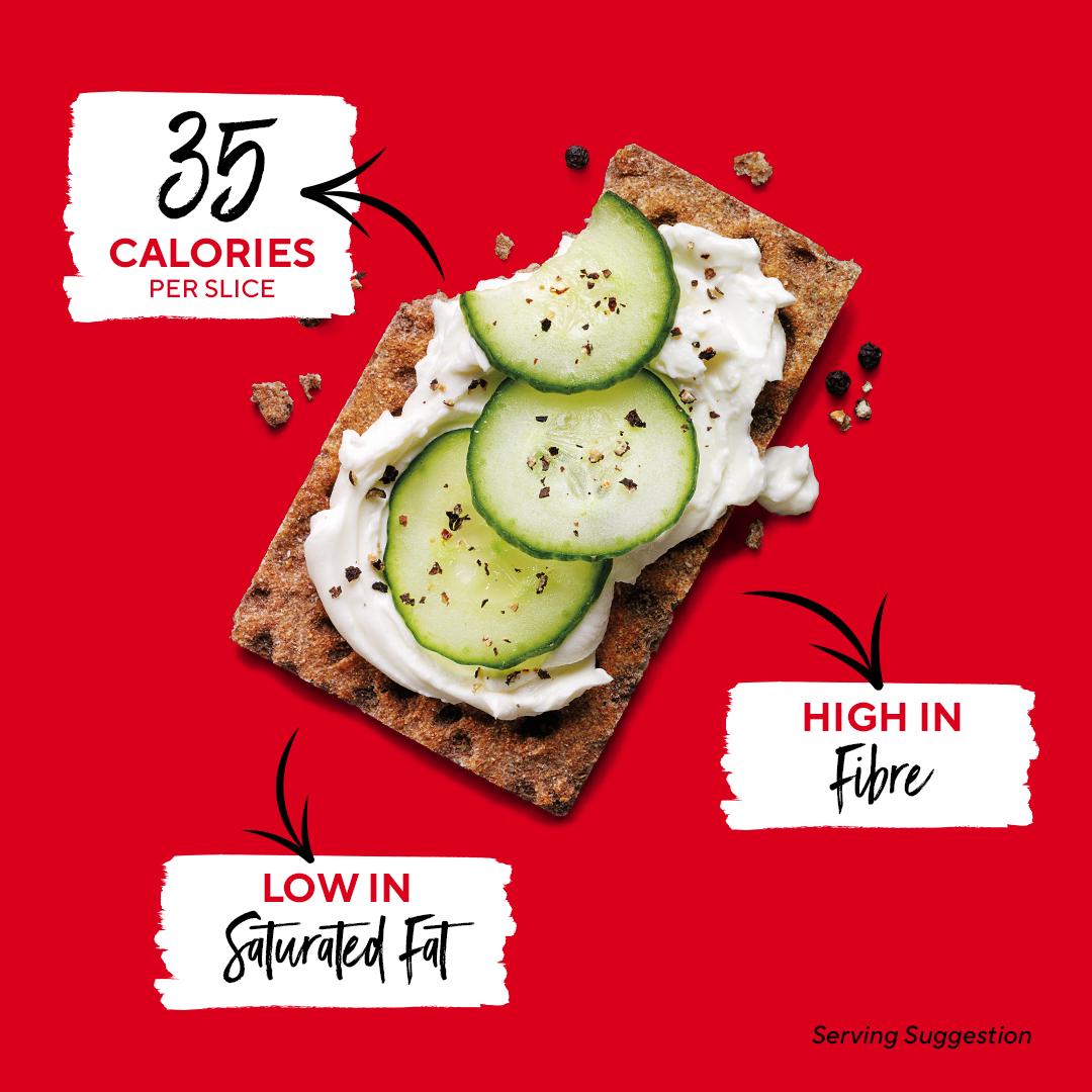 Ryvita Crispbread Cracked Black Pepper Crackers 200g thumbnail 3