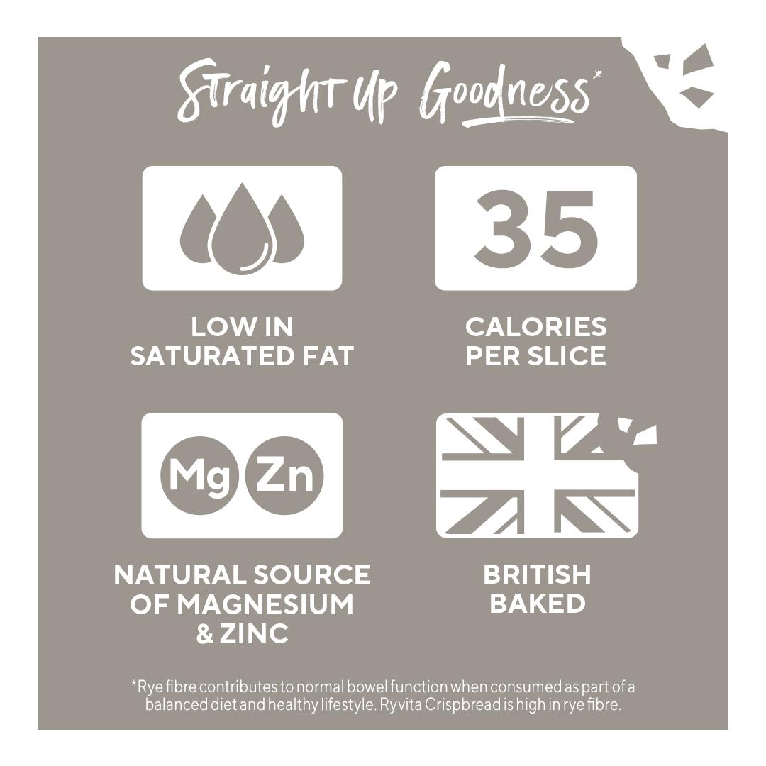 Ryvita Crispbread Cracked Black Pepper Crackers 200g thumbnail 5
