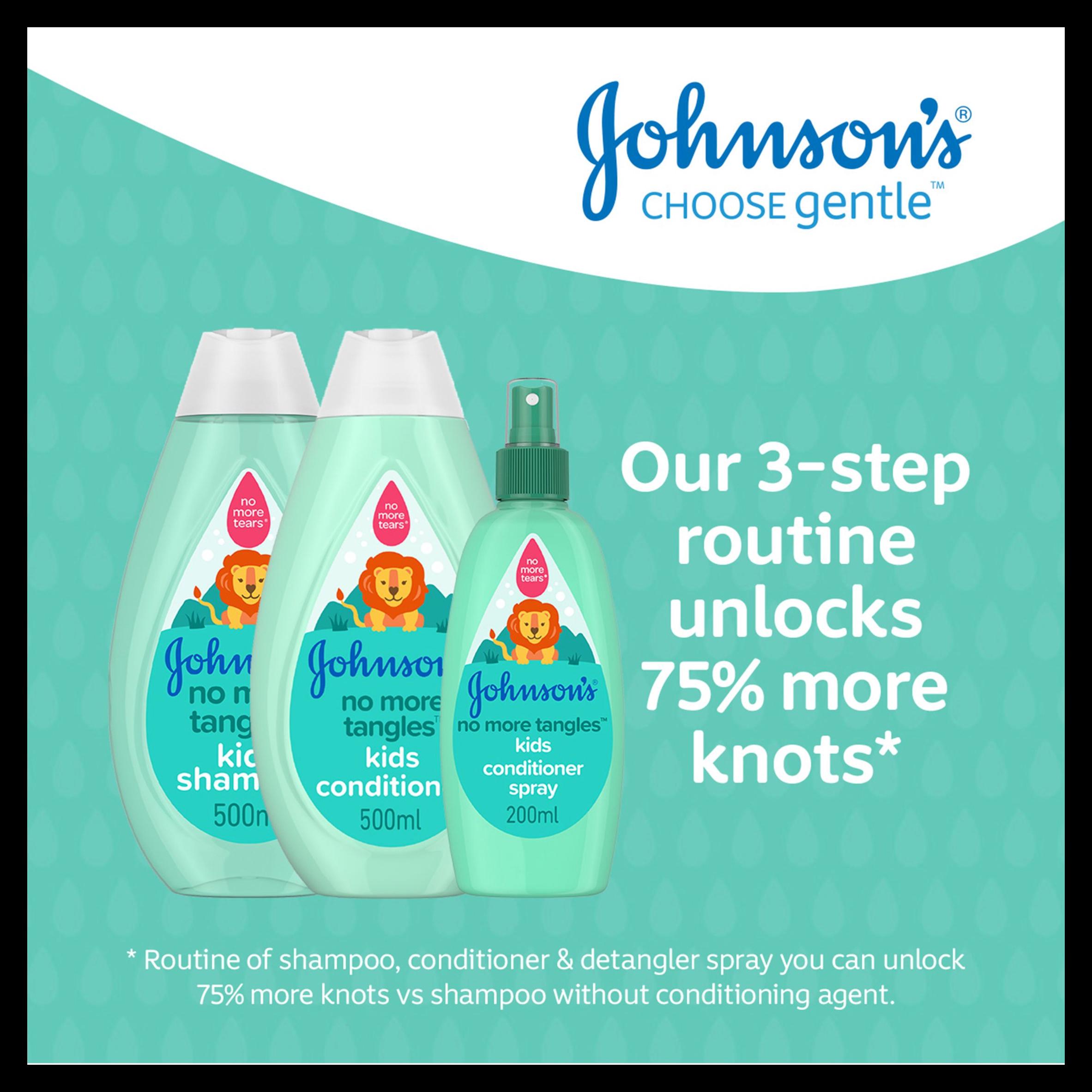 Johnson'S No More Tangles Kids Shampoo For Easy Combing 500ml thumbnail 4