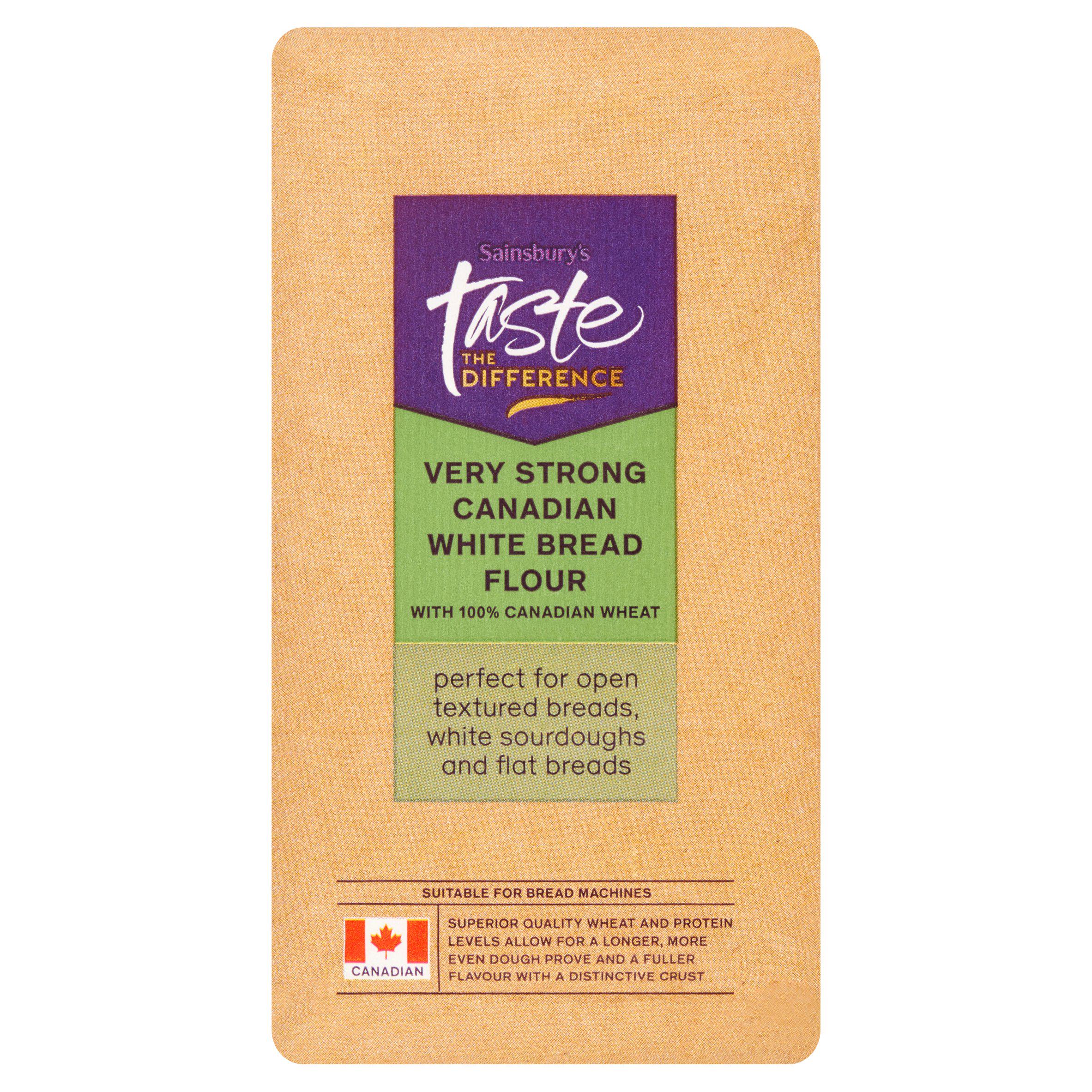 Sainsbury's Very Strong Canadian Bread Flour, Taste the Difference 1kg