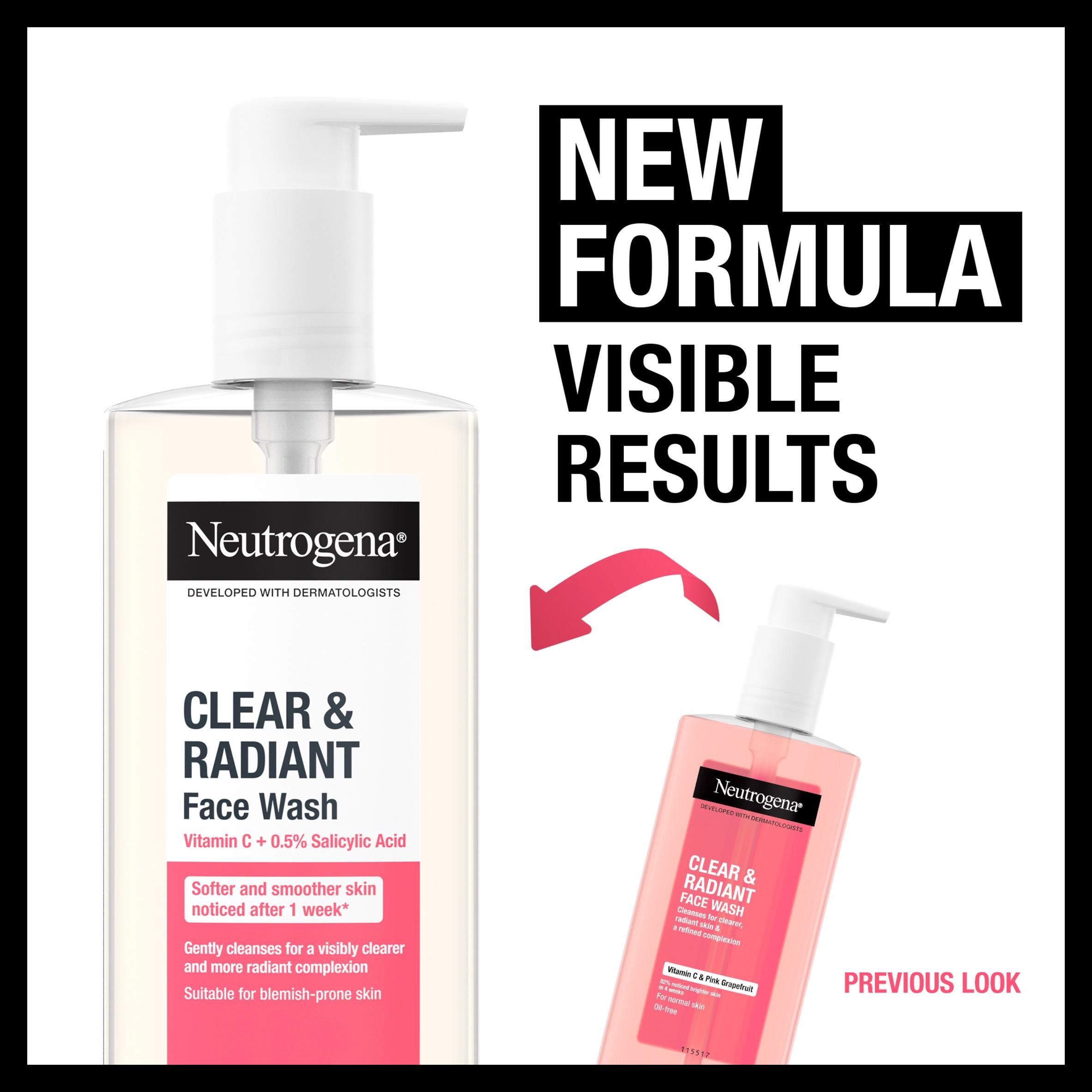 Neutrogena Clear & Radiant Face Wash 200ml thumbnail 3