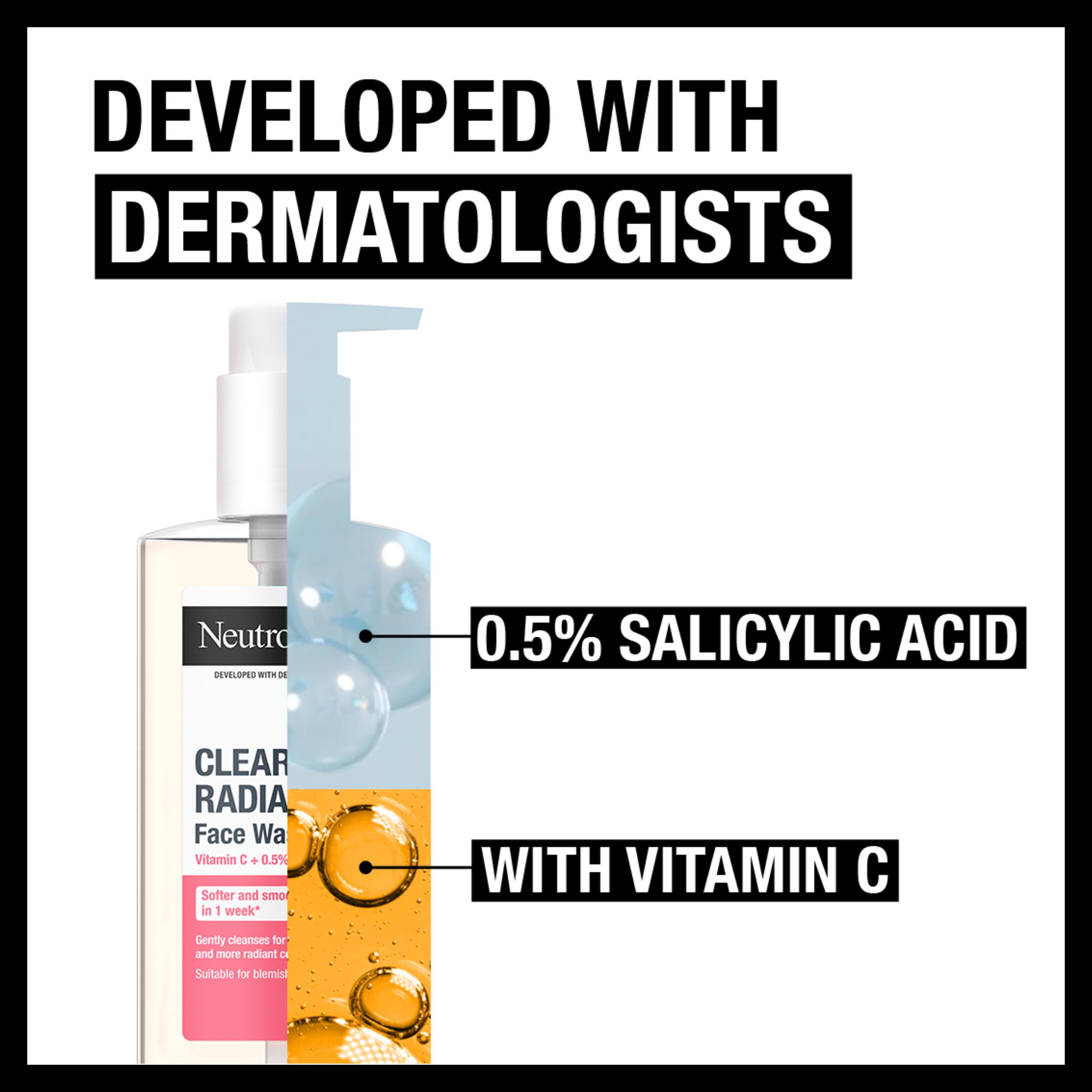 Neutrogena Clear & Radiant Face Wash 200ml thumbnail 5