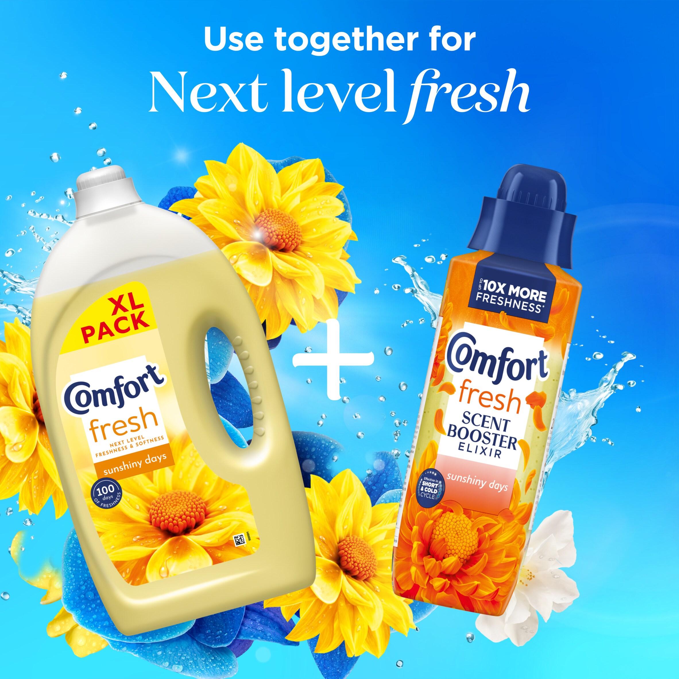 Comfort Fresh Sunshiny Days Fabric Conditioner 80 washes 2.4L thumbnail 4
