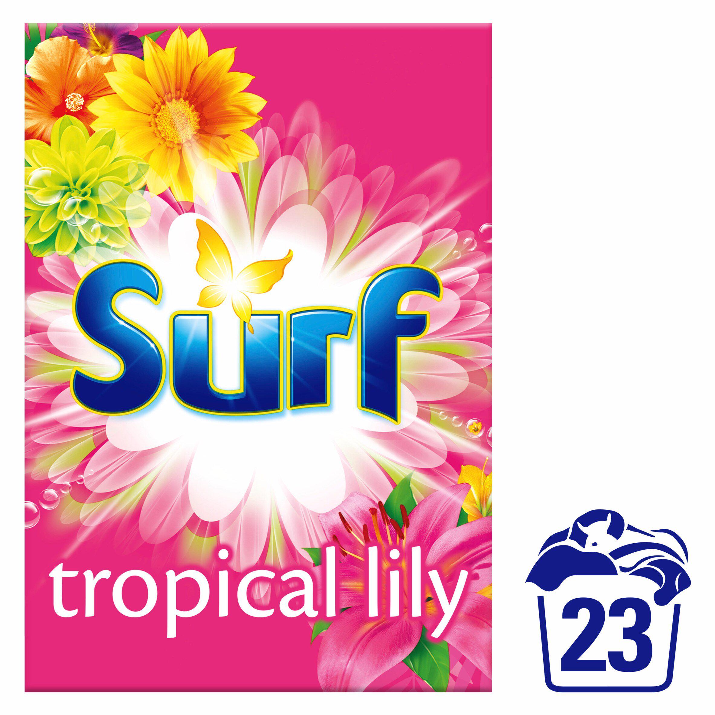 Surf Tropical Lily Laundry Powder 23 Washes 1.15kg