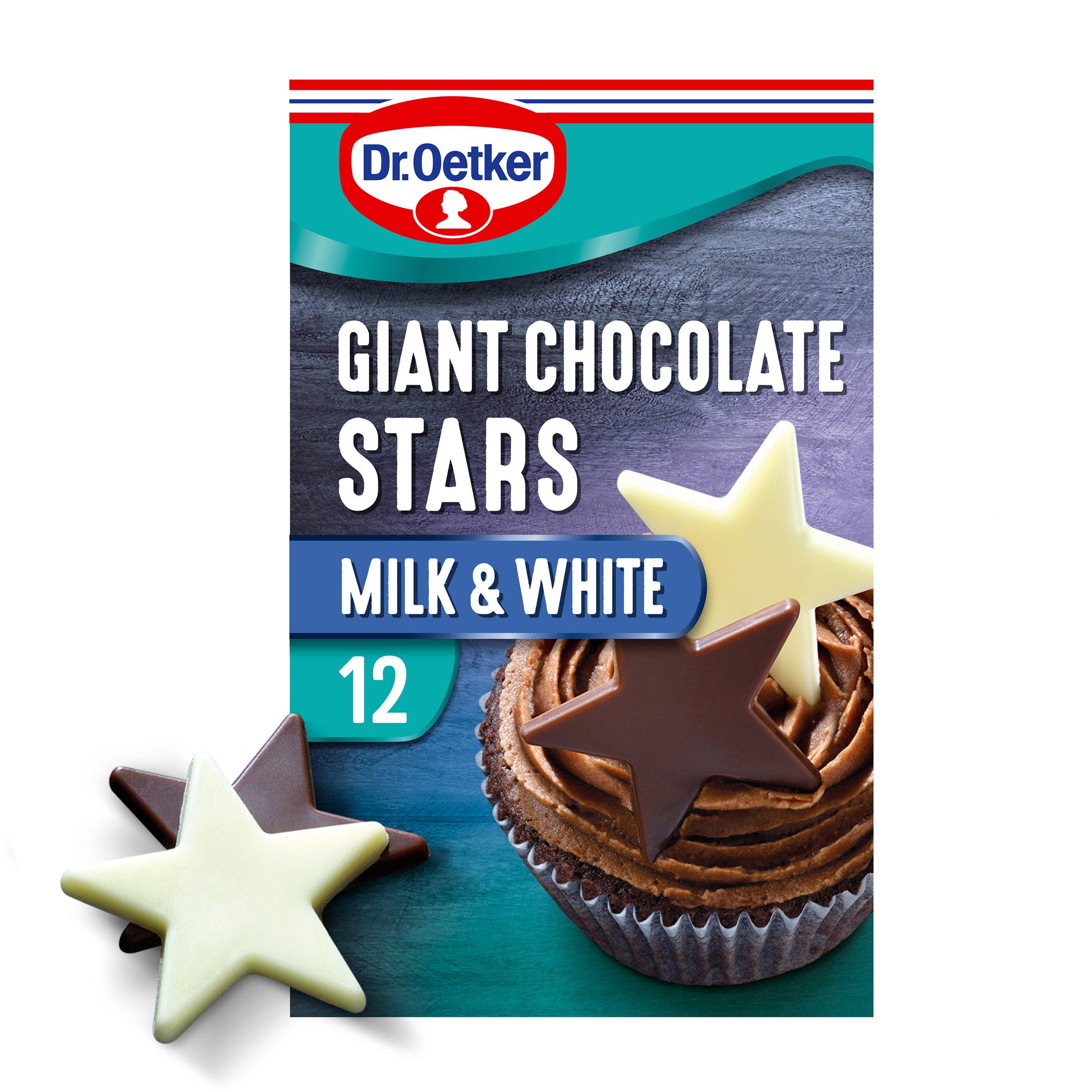 Dr. Oetker 12 x Giant Chocolate Stars 20g