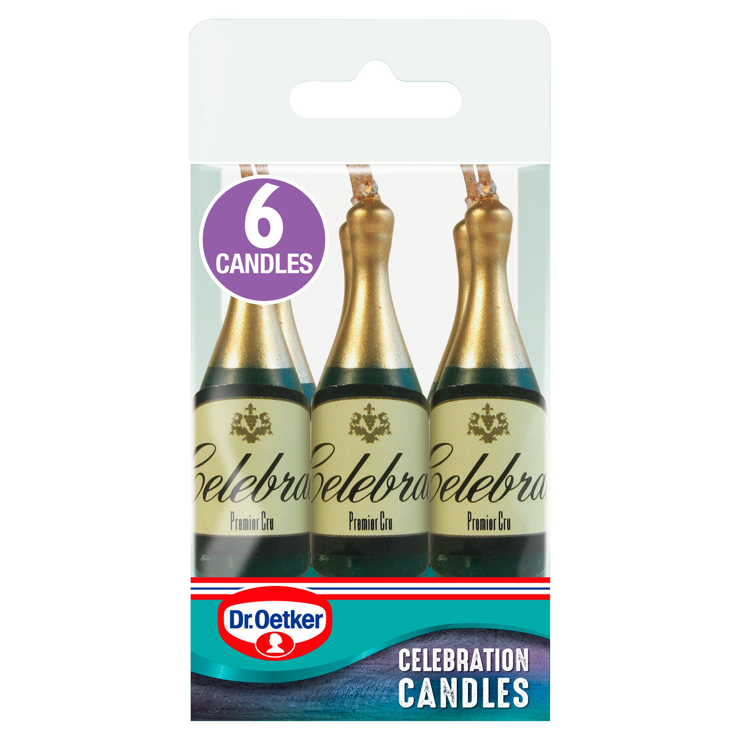 Dr. Oetker Champagne Bottle Celebration Candles