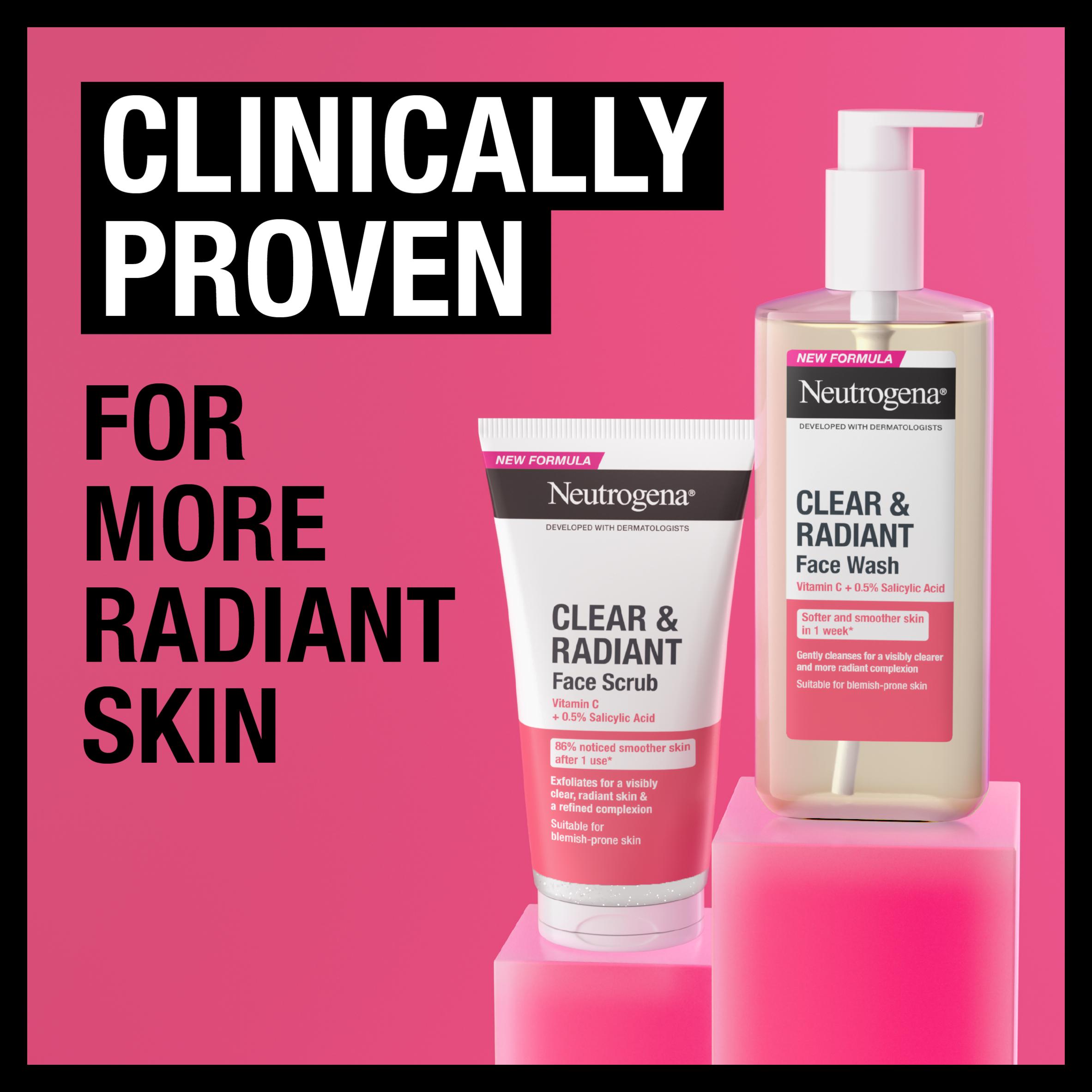 Neutrogena Clear & Radiant Face Scrub 150ml thumbnail 6
