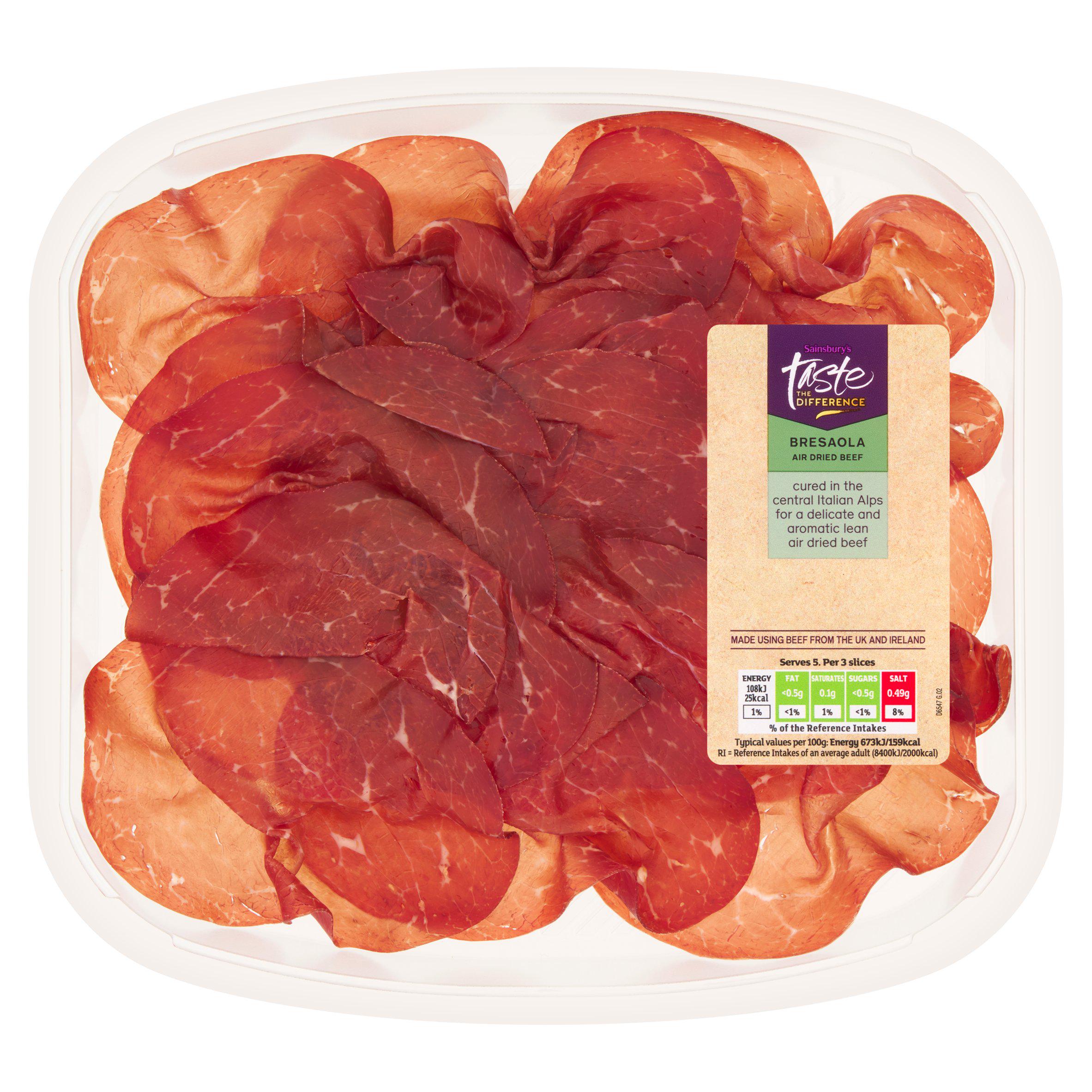 Sainsbury's Italian Bresaola, Taste the Difference x15 80g