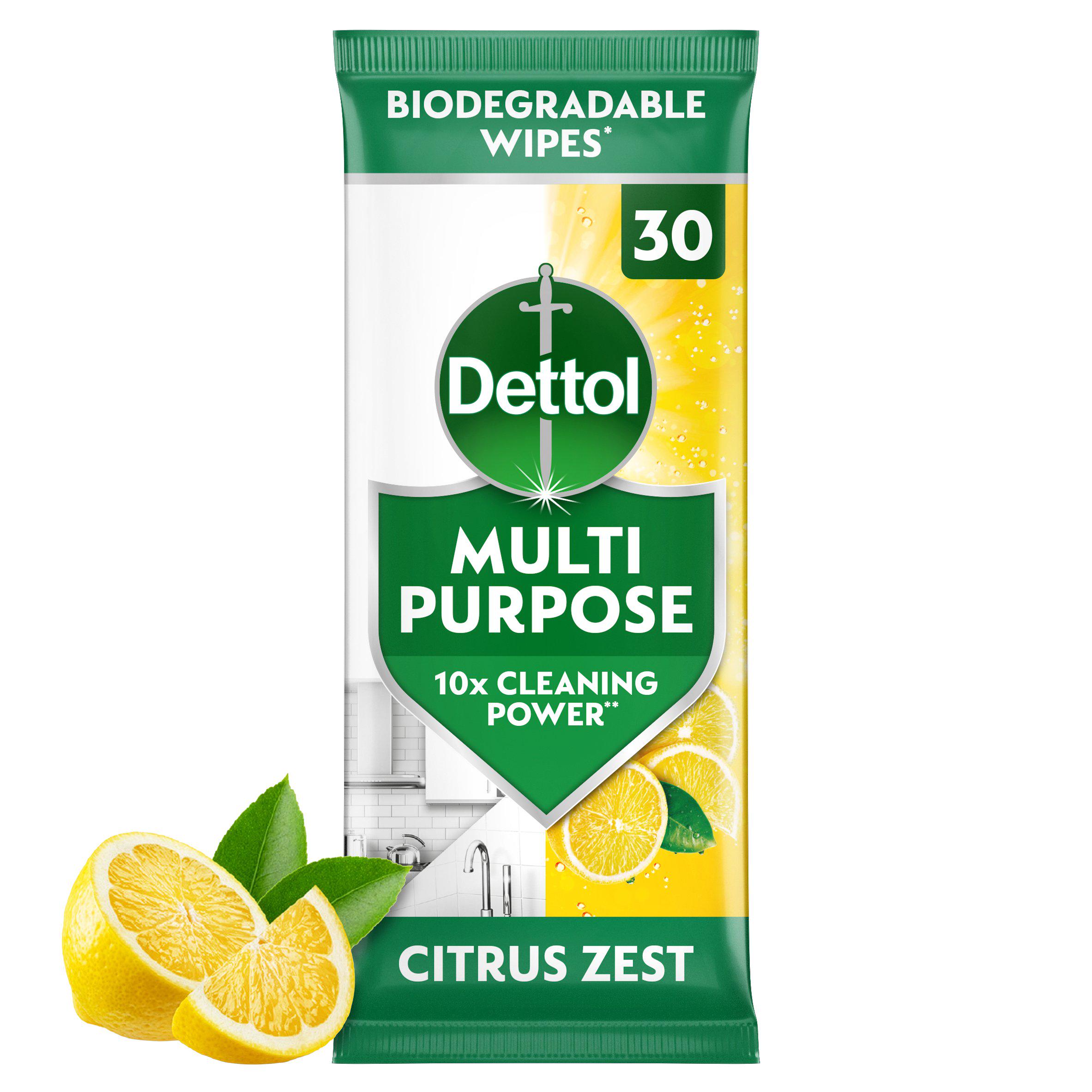 Dettol Antibacterial Multi Surface Cleaning Wipes x30