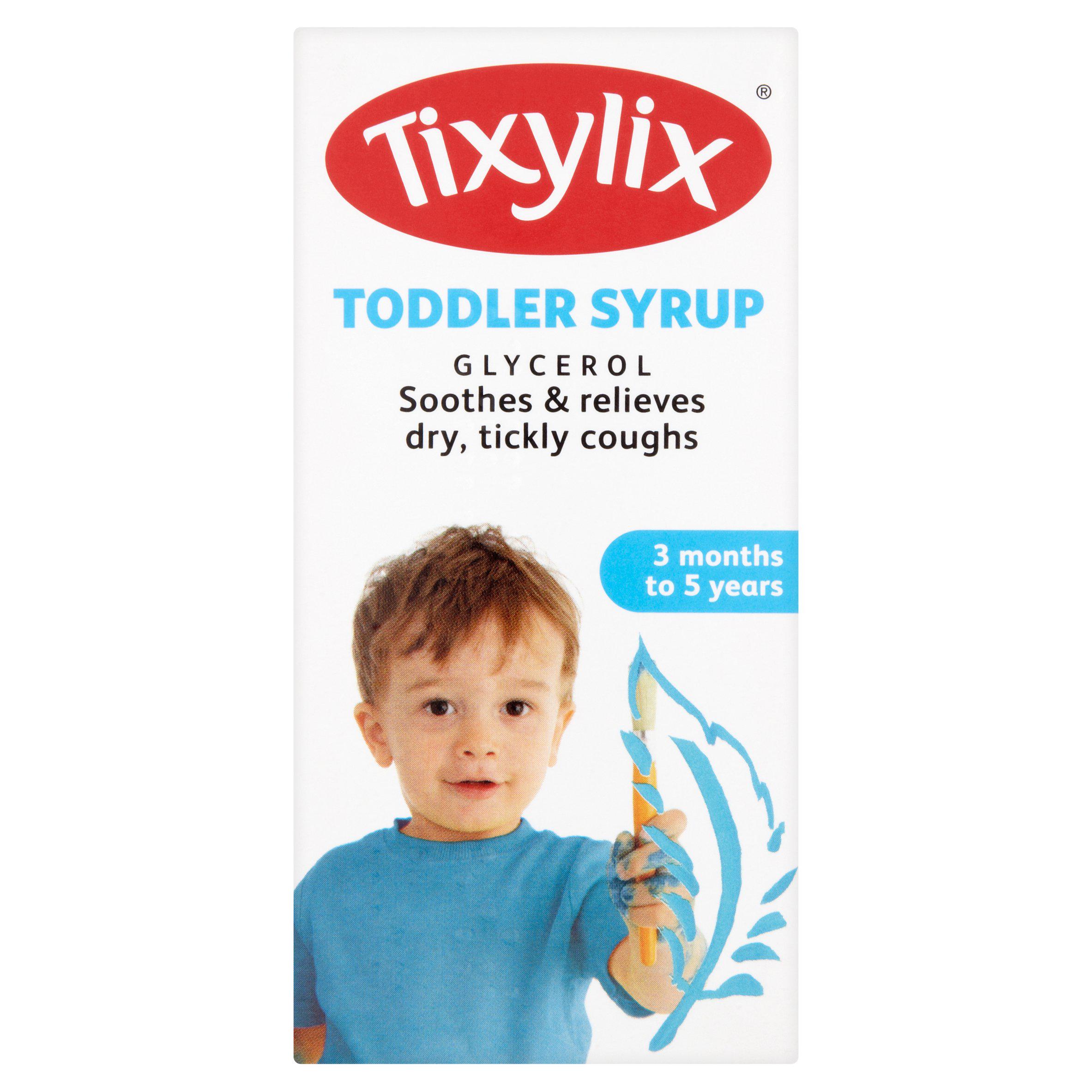 Tixylix Glycerol Toddler Syrup 3 Months to 5 Years 100ml