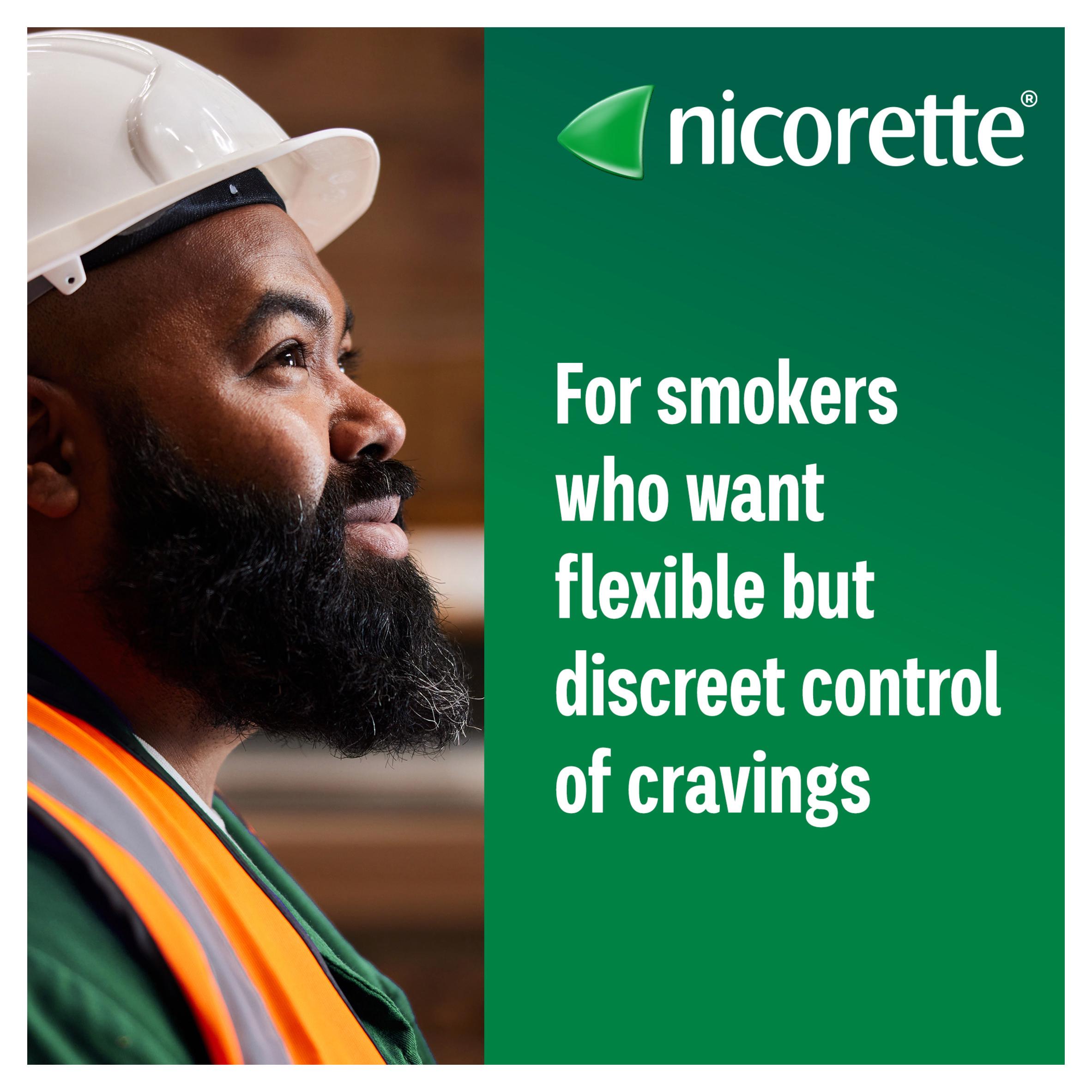 Nicorette Microtab Sublingual Tablet Pieces Quit Smoking Aid x100 2mg thumbnail 2