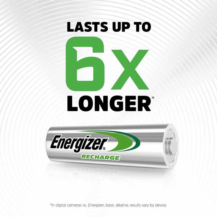 Energizer Extreme AA Rechargeable Batteries, 2300mAh x4 thumbnail 2