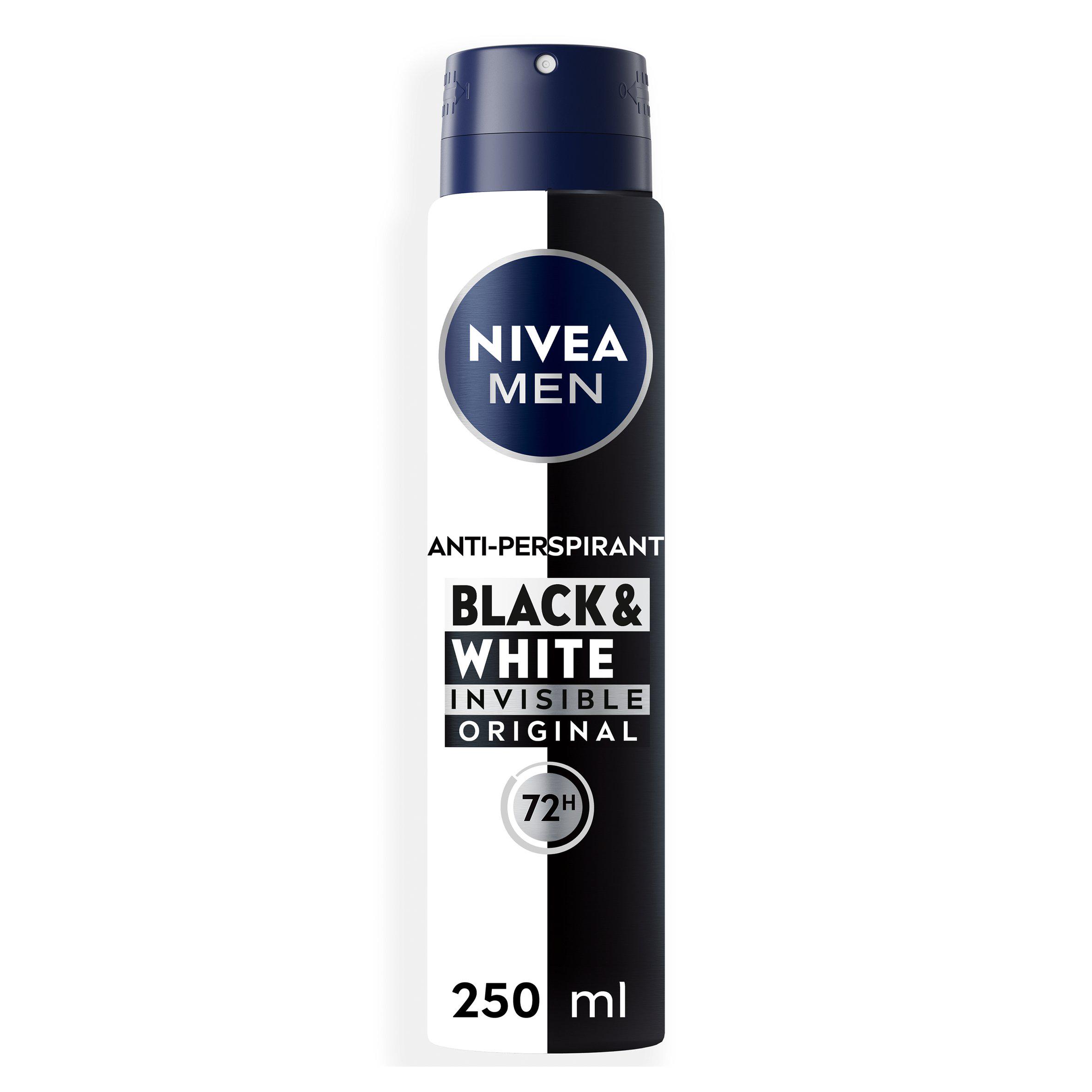 Nivea Men Black & White Original Anti Perspirant Deodorant Spray 250ml