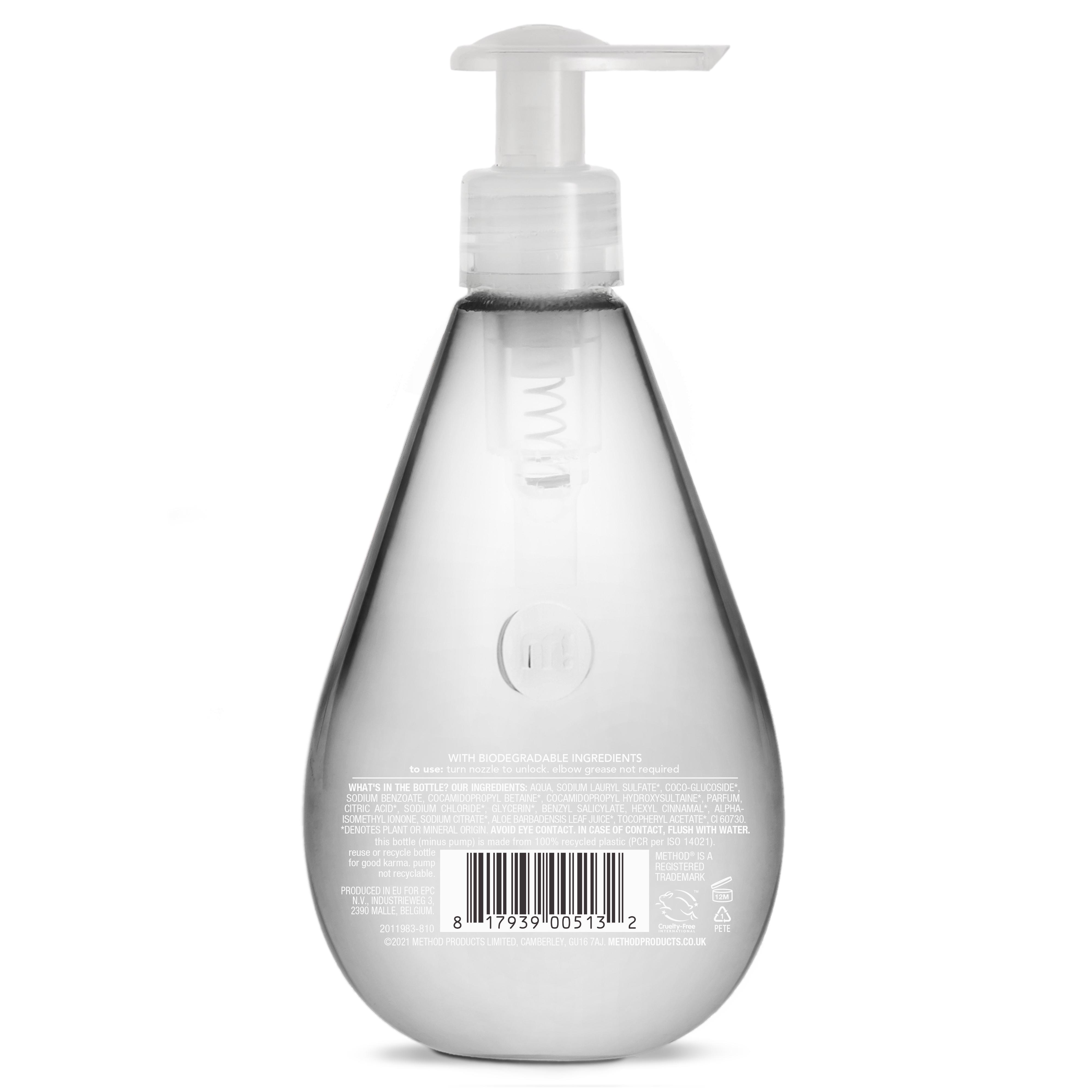 Method Sweet Water Gel Handwash 354ml thumbnail 2