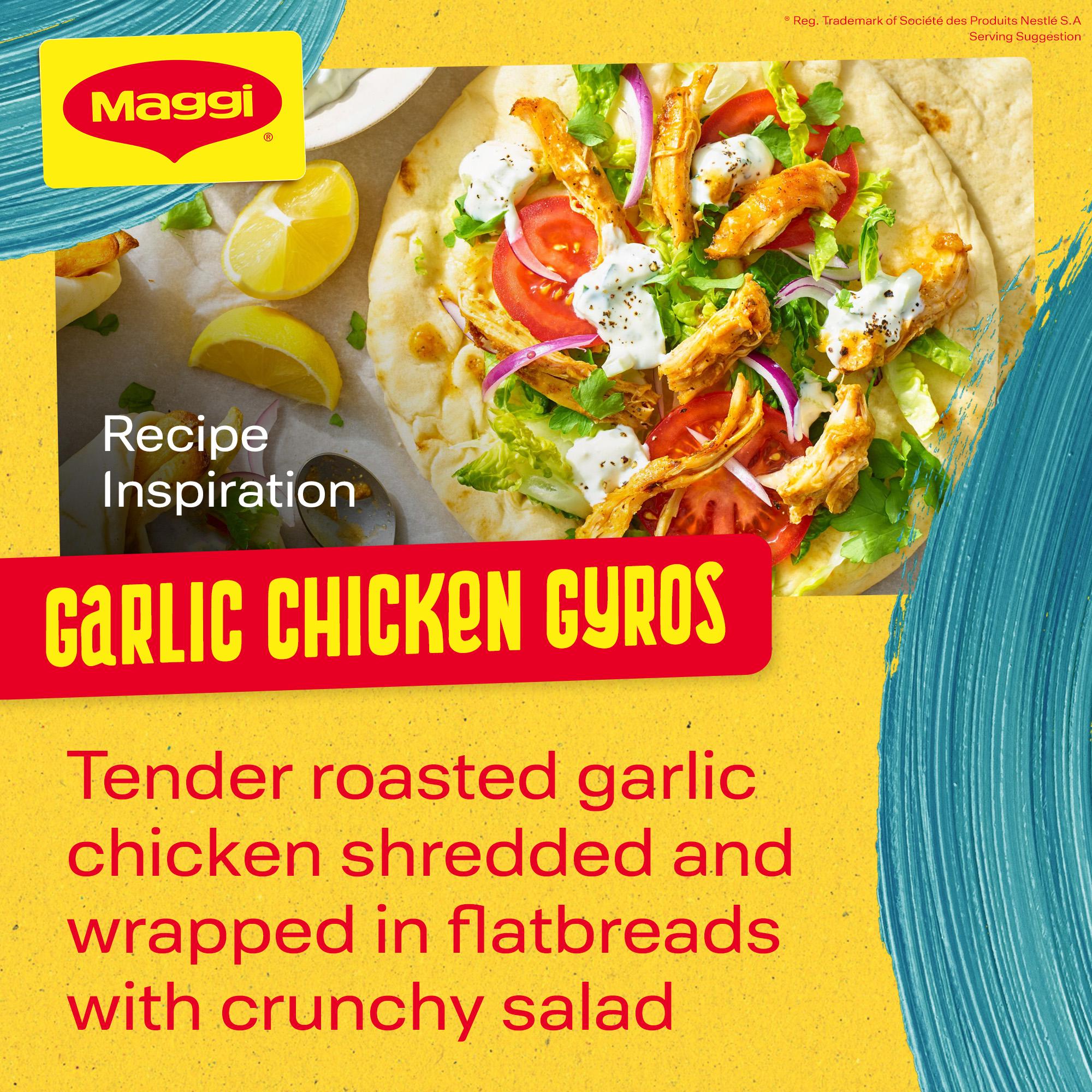 Maggi So Juicy Aromatic & Zesty Garlic Chicken Herbs & Spices Recipe Mix 30g thumbnail 6